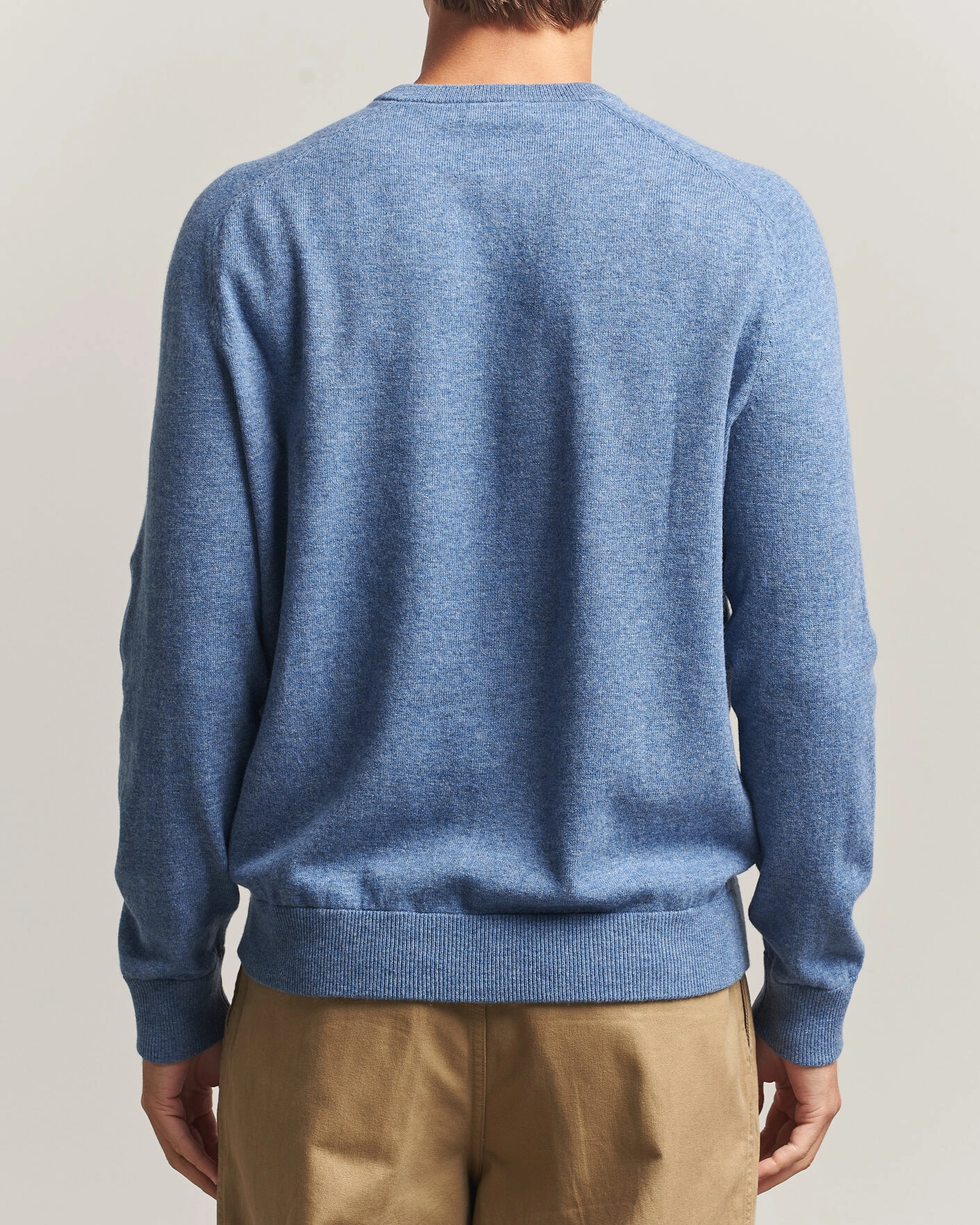 Herr | Tröjor | Morris | Wilfred Cashmere O-Neck Light Blue