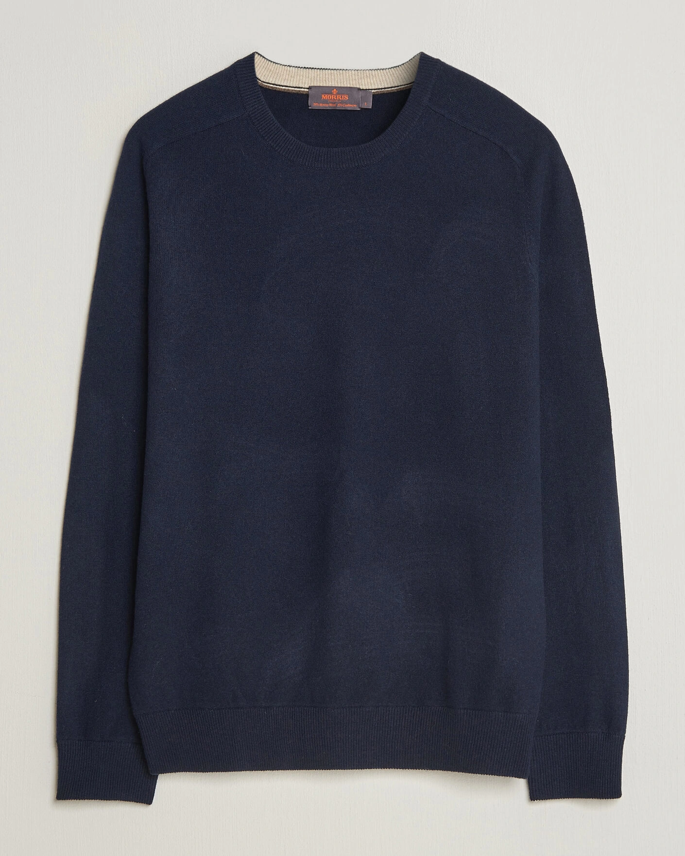 Herr | Tröjor | Morris | Wilfred Cashmere O-Neck Navy
