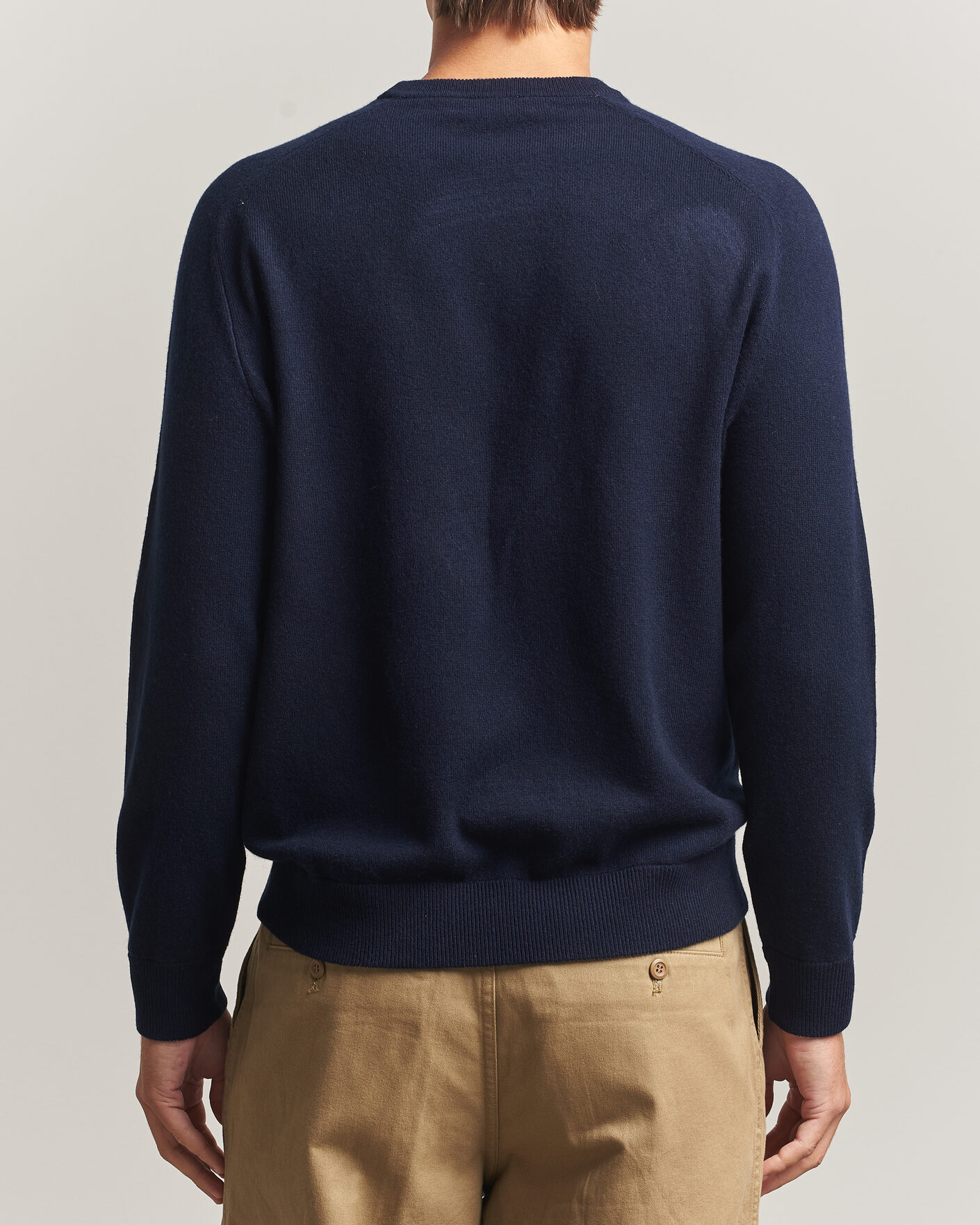 Herr | Tröjor | Morris | Wilfred Cashmere O-Neck Navy