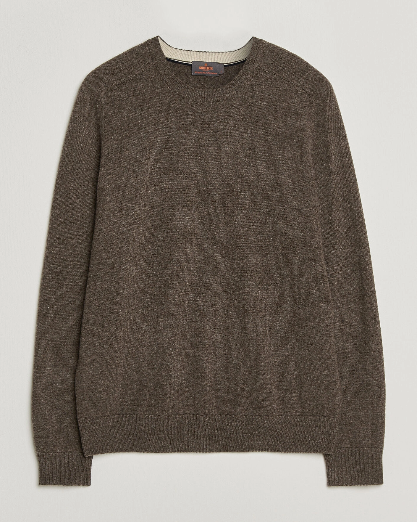 Herr | Tröjor | Morris | Wilfred Cashmere O-Neck Brown