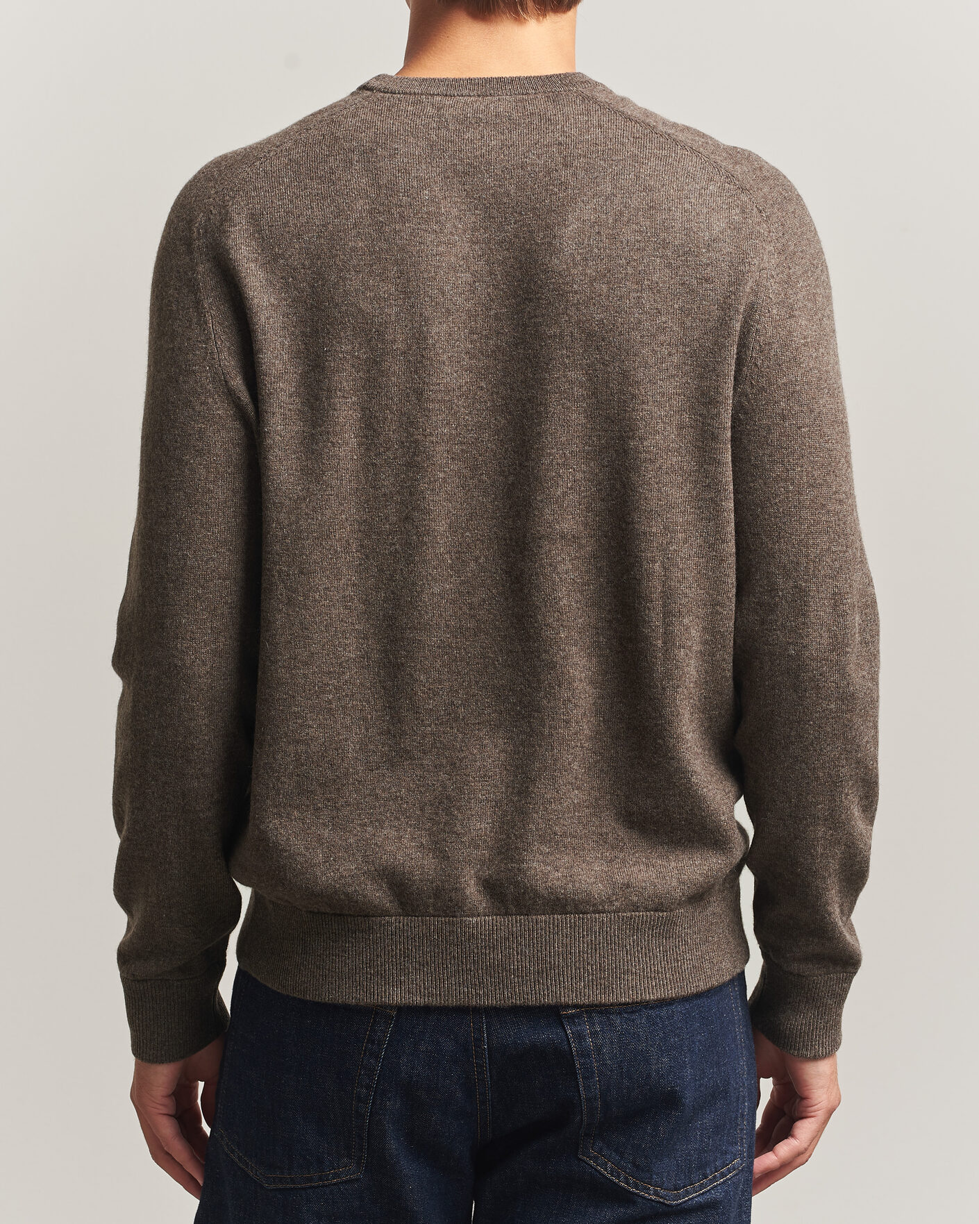 Herr | Tröjor | Morris | Wilfred Cashmere O-Neck Brown