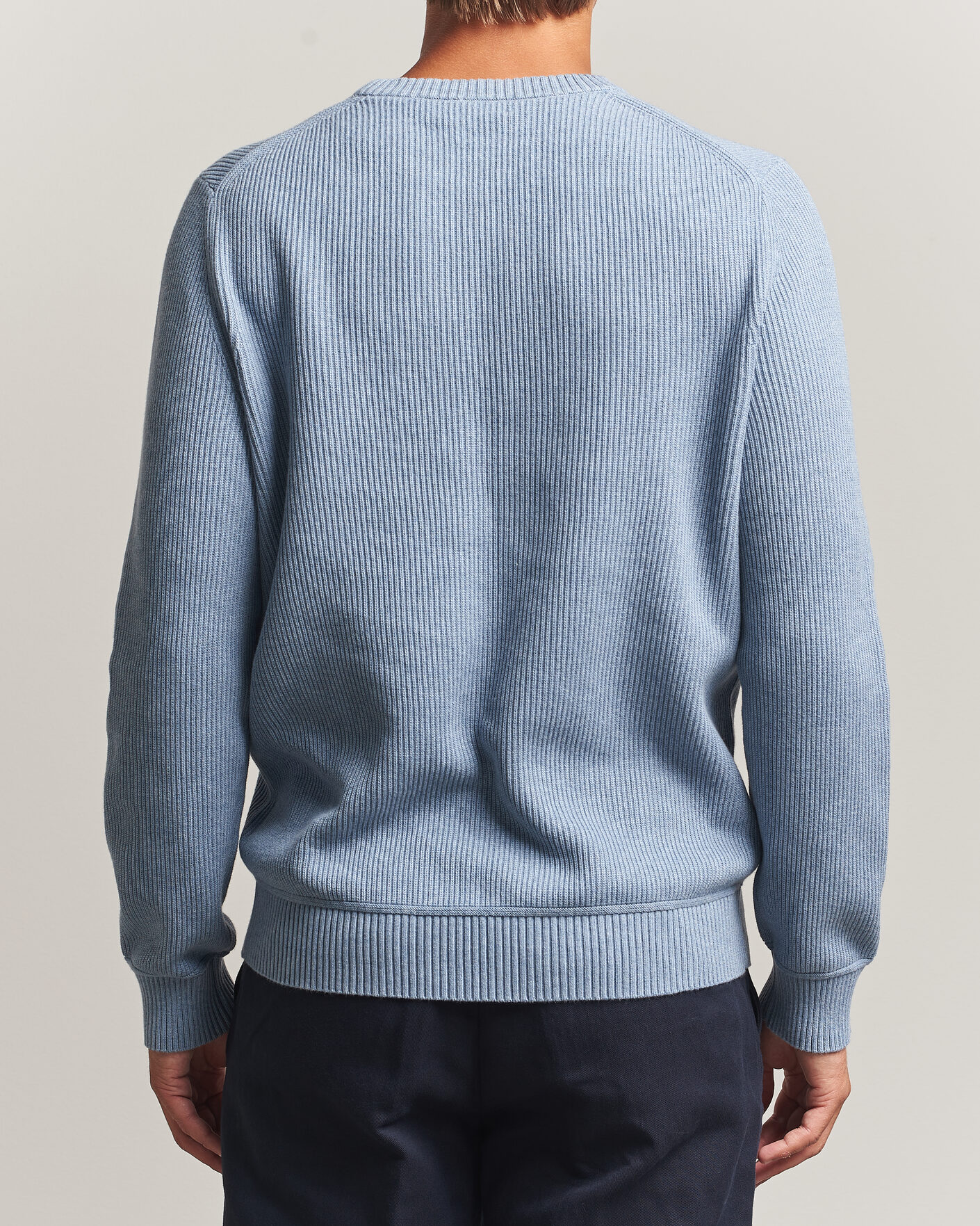 Herr | Tröjor | Morris | Colin O-Neck Light Blue