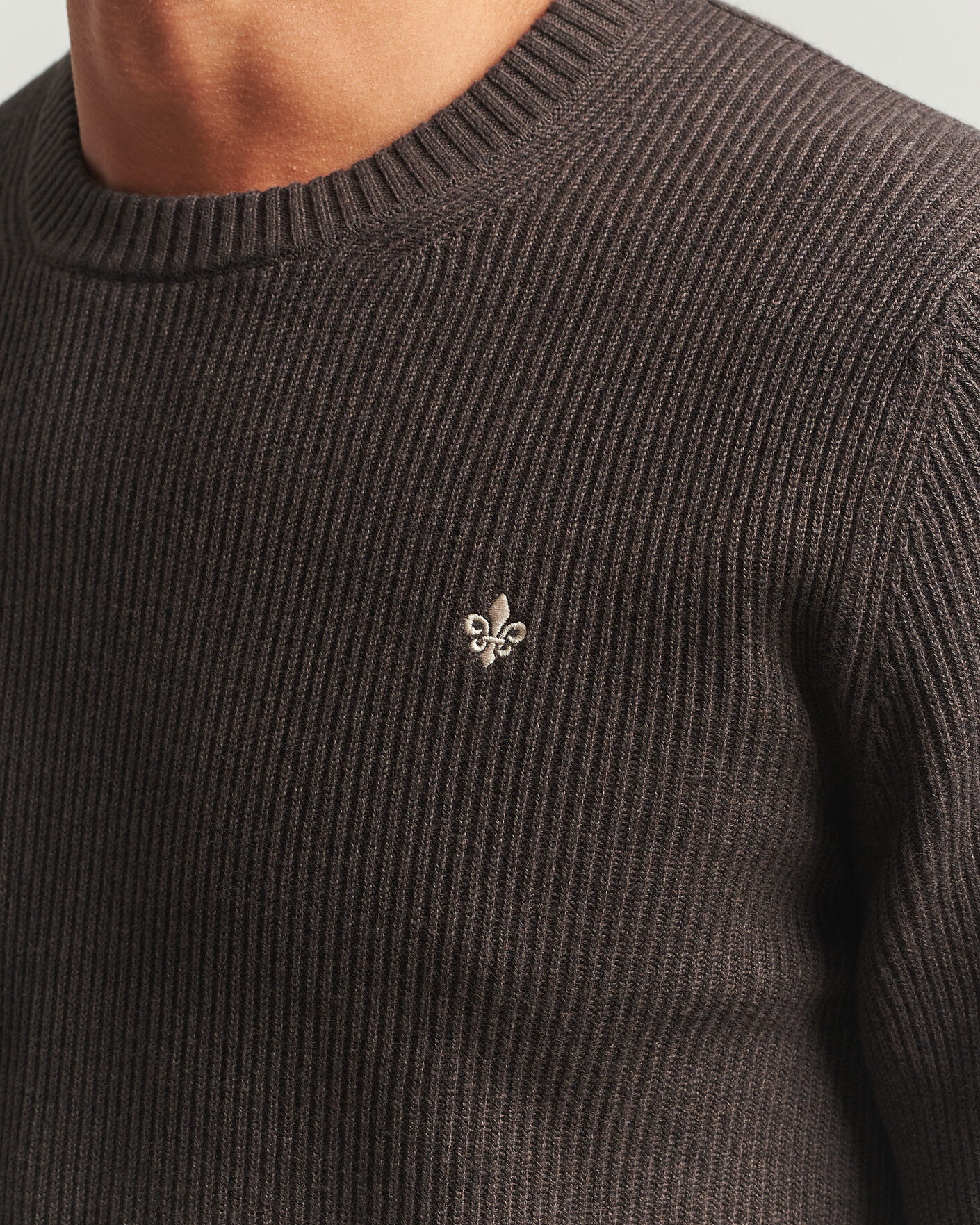Herr | Tröjor | Morris | Colin O-Neck Brown