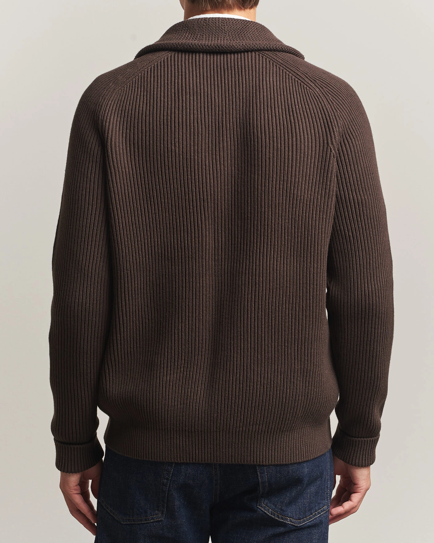 Herr | Tröjor | Morris | Brayden Shawl Cardigan Brown