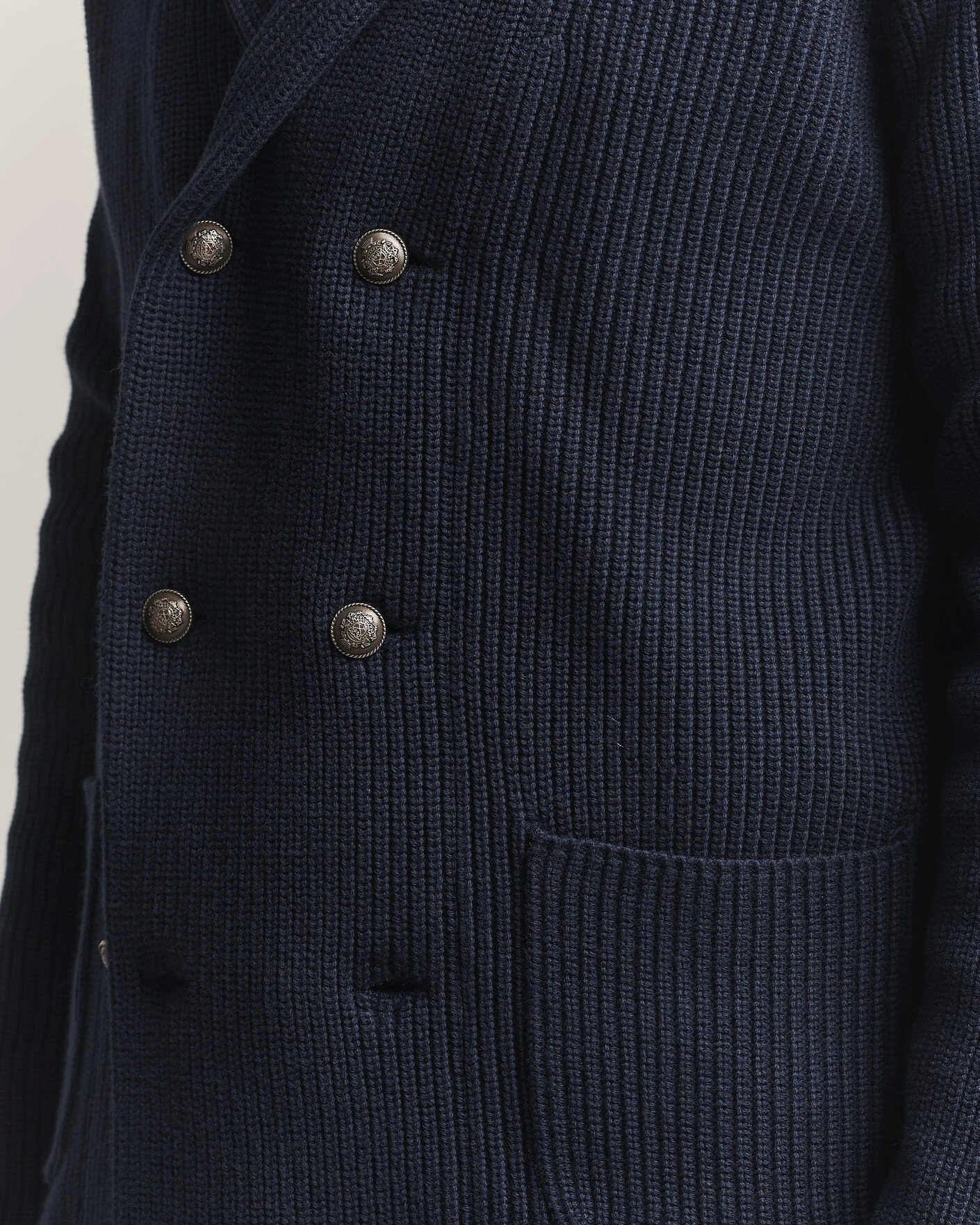 Herr | Tröjor | Morris | Brayden DB Shawl Cardigan Navy