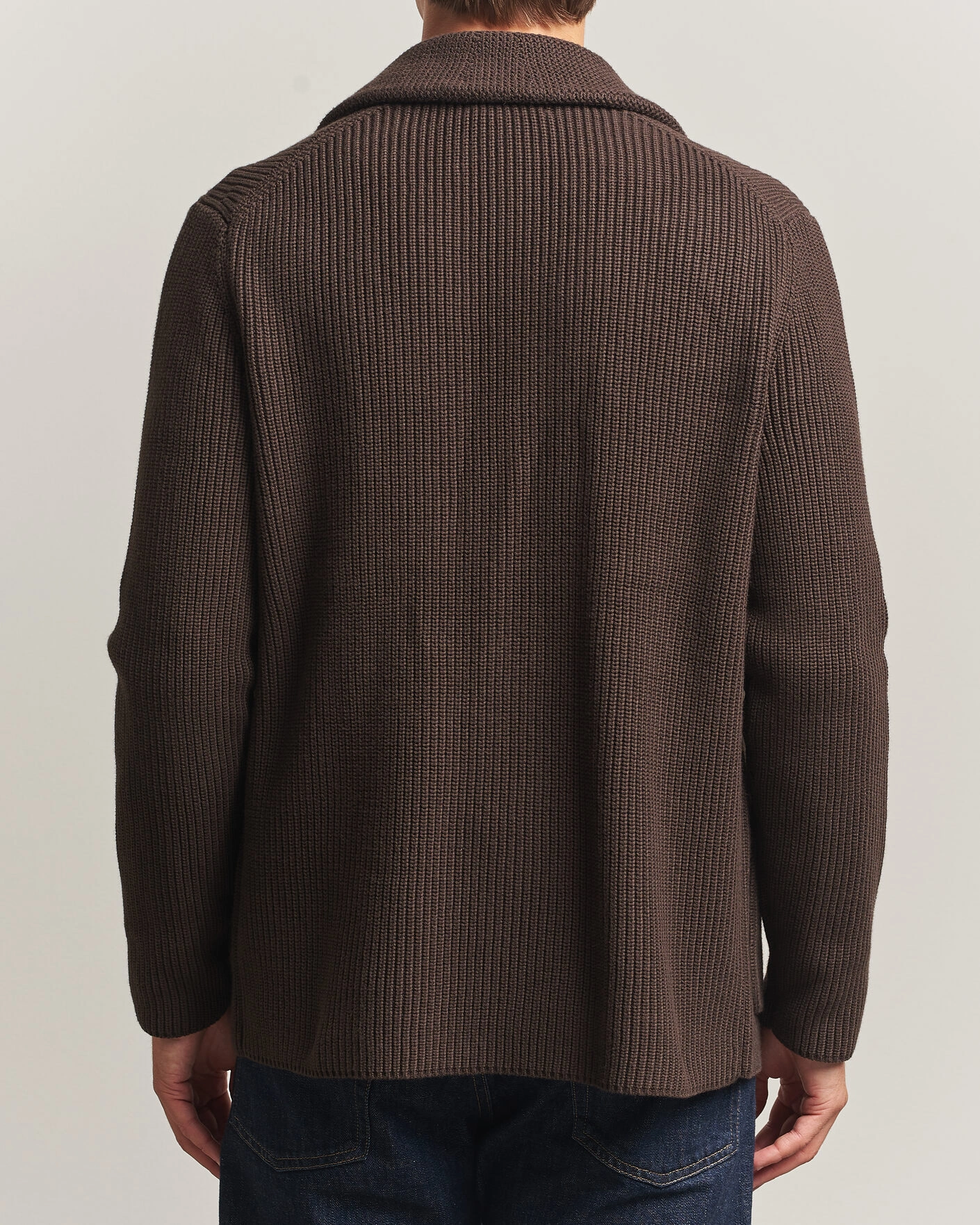 Herr | Tröjor | Morris | Brayden DB Shawl Cardigan Brown