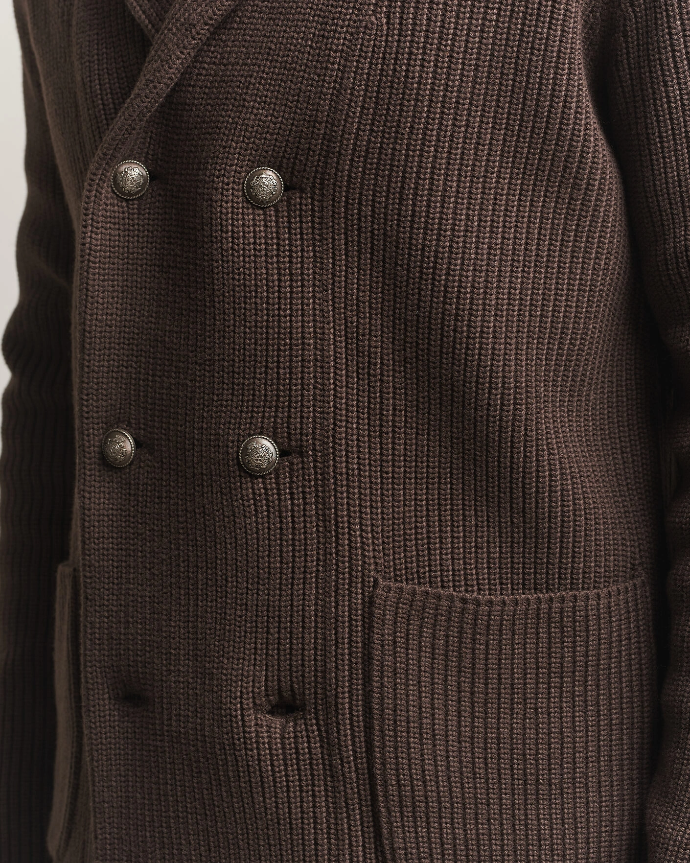 Herr | Tröjor | Morris | Brayden DB Shawl Cardigan Brown