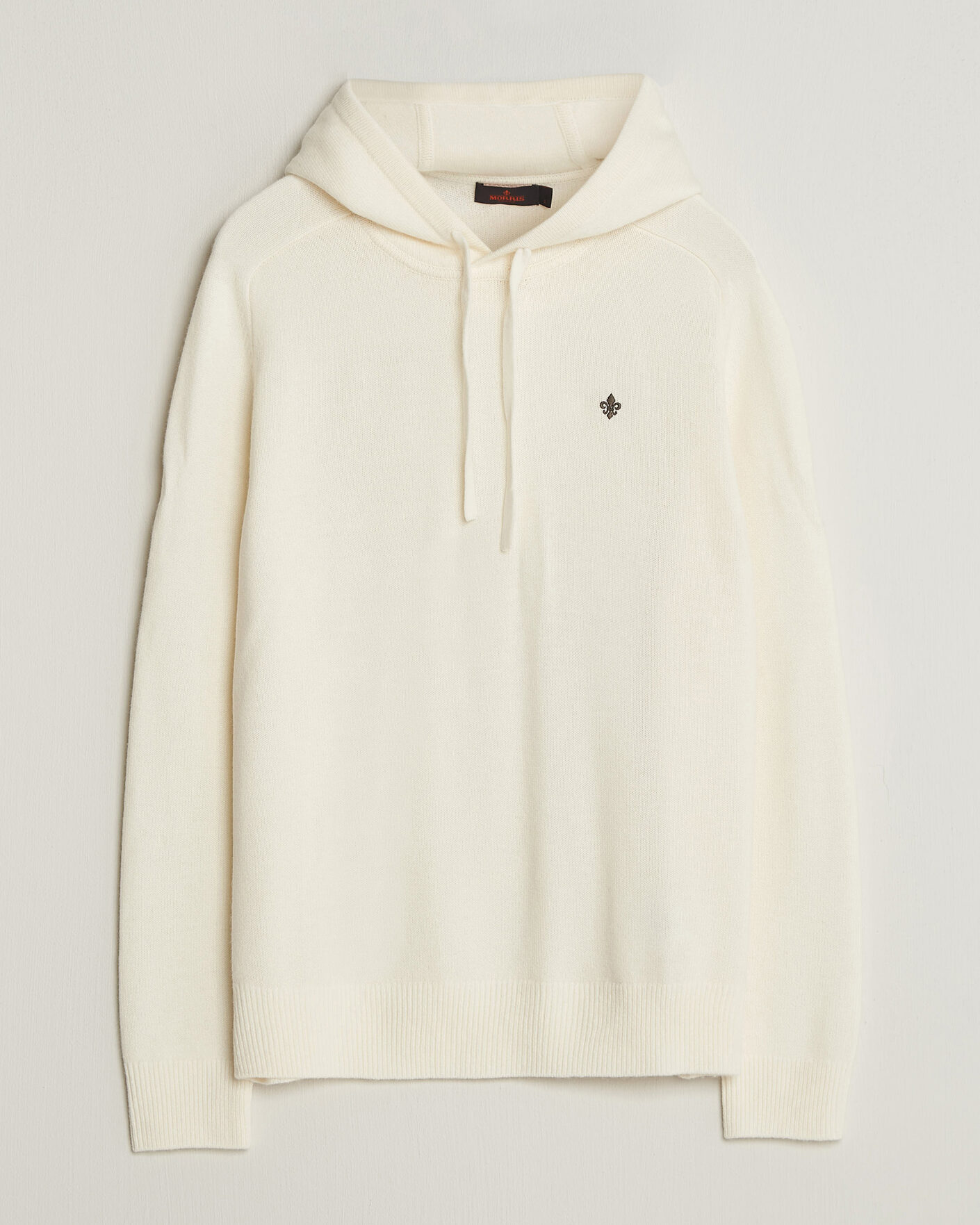 Herr | Tröjor | Morris | Hertford Lambswool Hoodie Off White