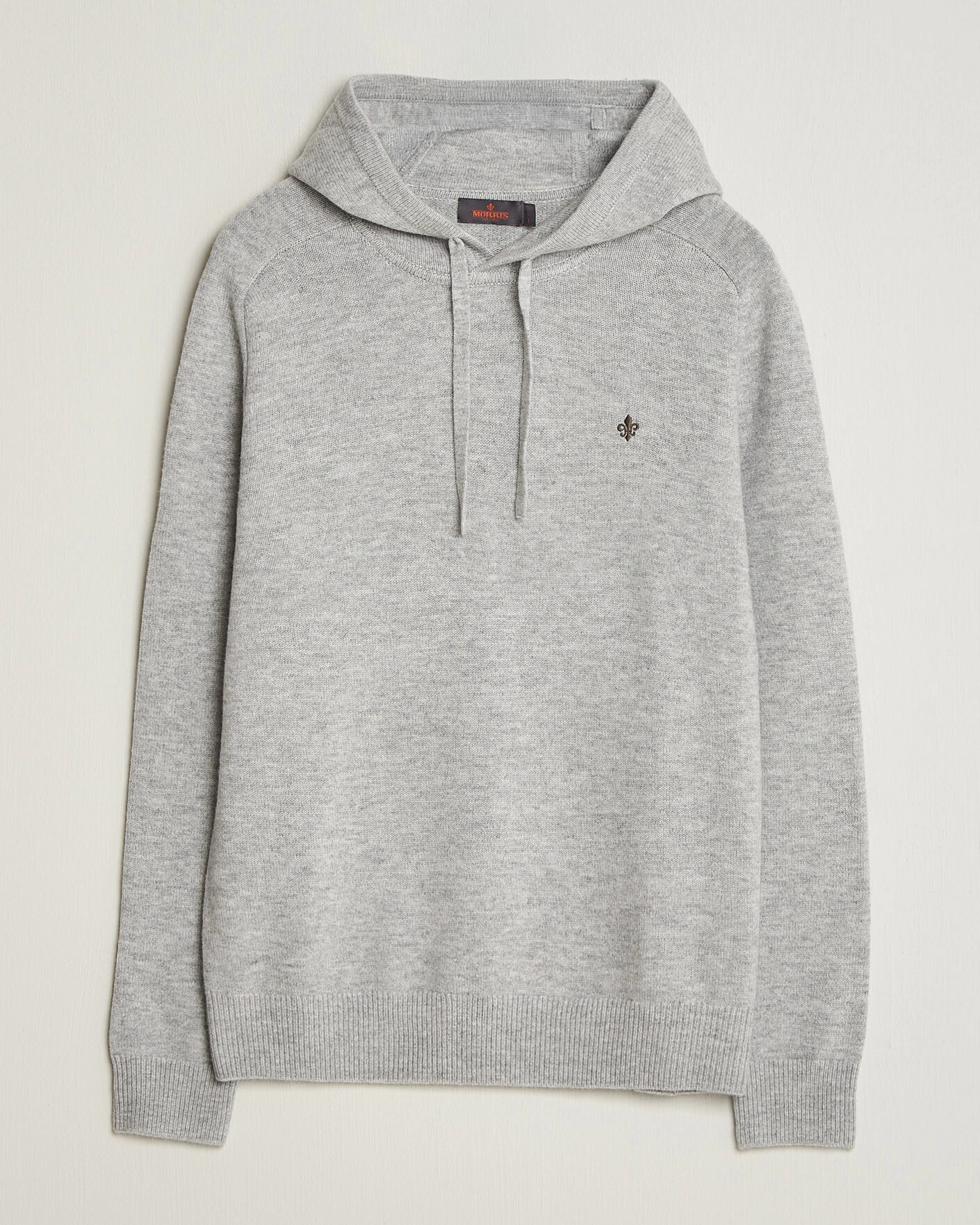 Herr | Tröjor | Morris | Hertford Lambswool Hoodie Grey
