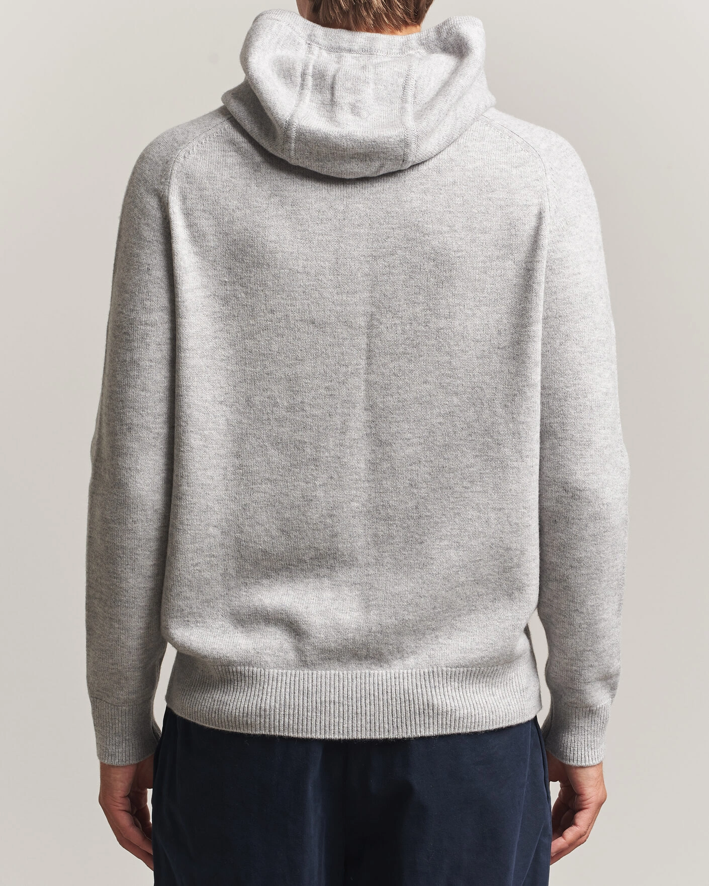 Herr | Tröjor | Morris | Hertford Lambswool Hoodie Grey