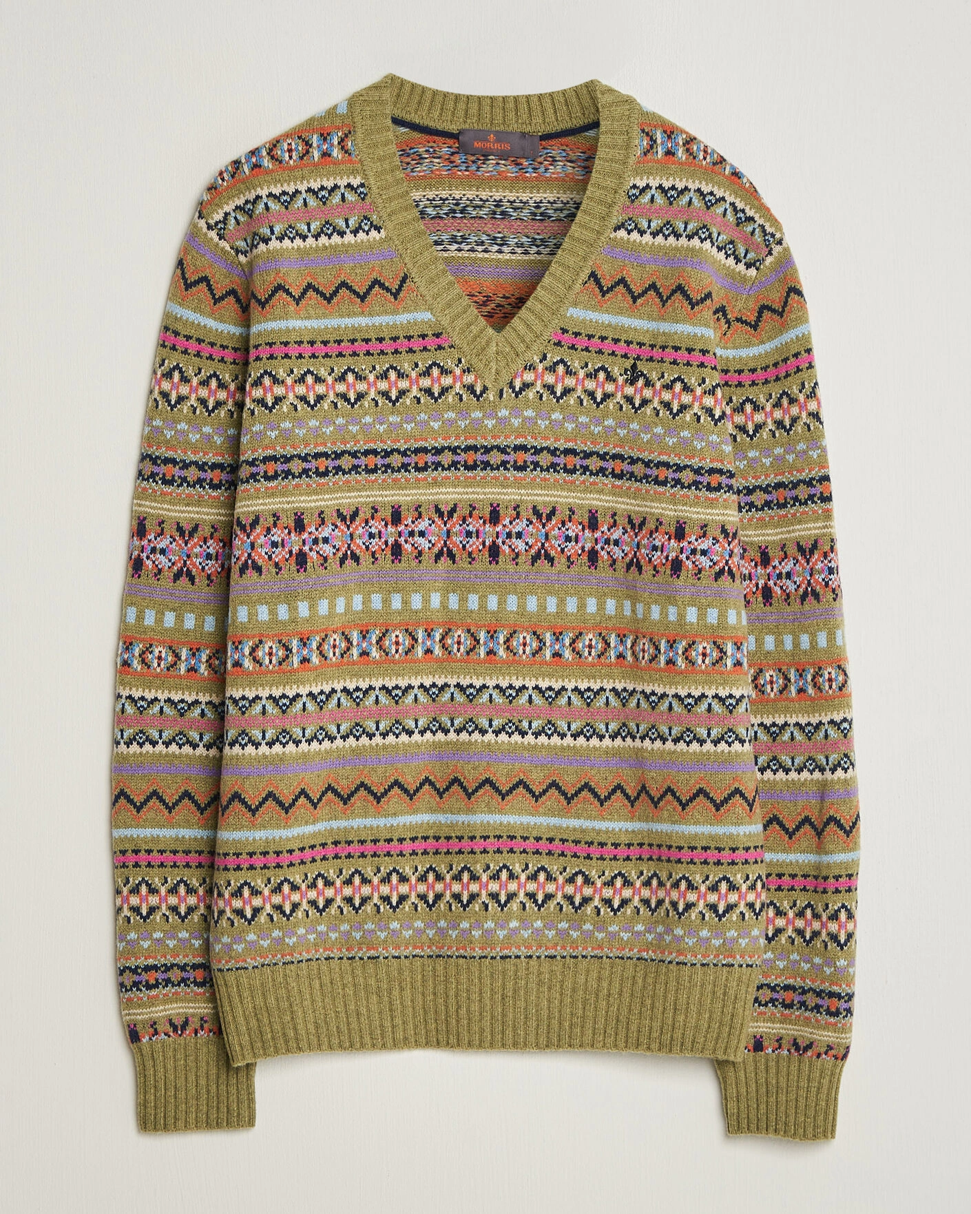 Herr | Tröjor | Morris | Tavish V-Neck Olive