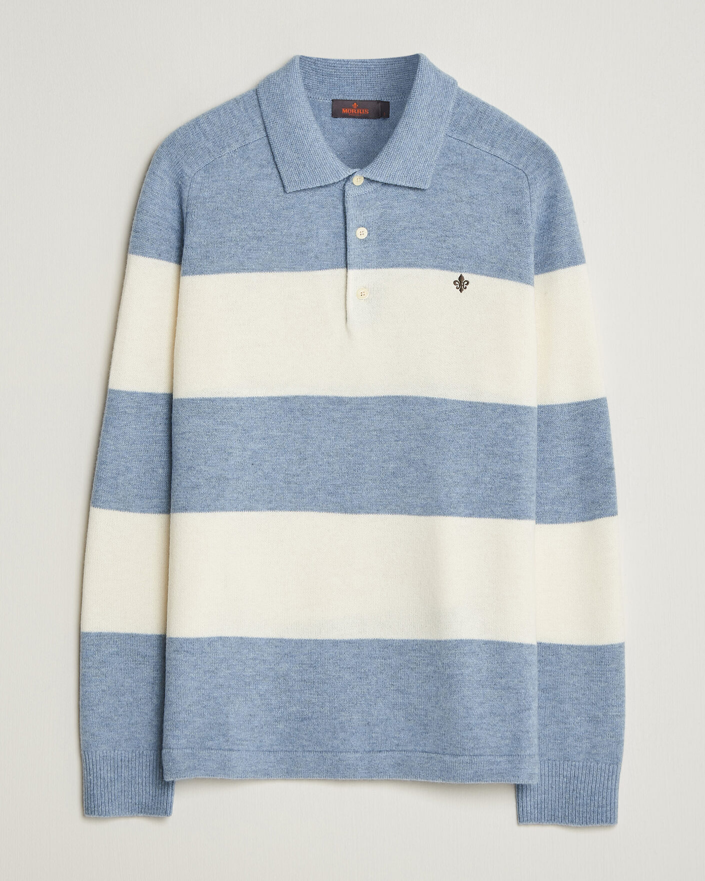 Herr | Tröjor | Morris | Hertford Knitted Polo Blue