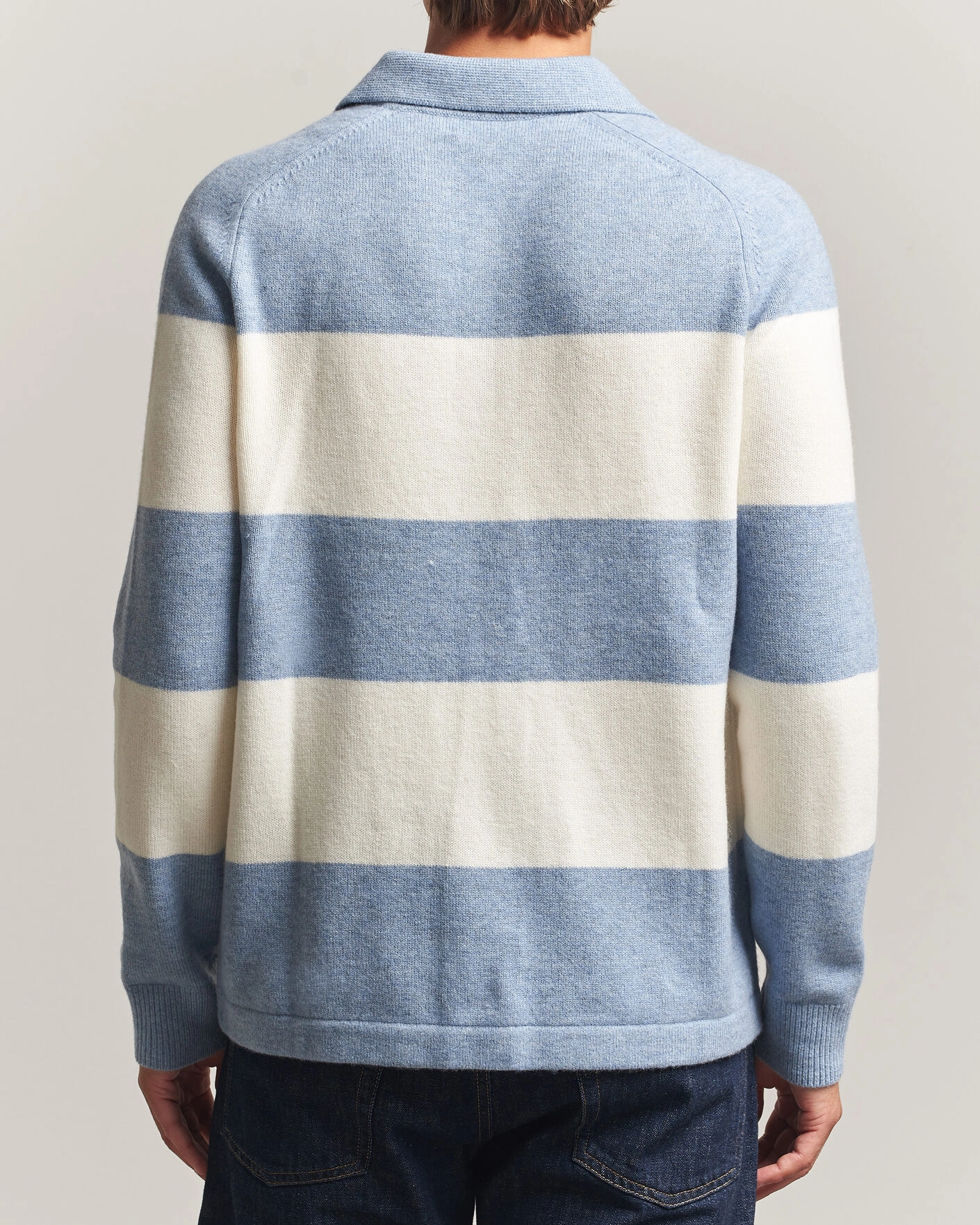 Herr | Tröjor | Morris | Hertford Knitted Polo Blue