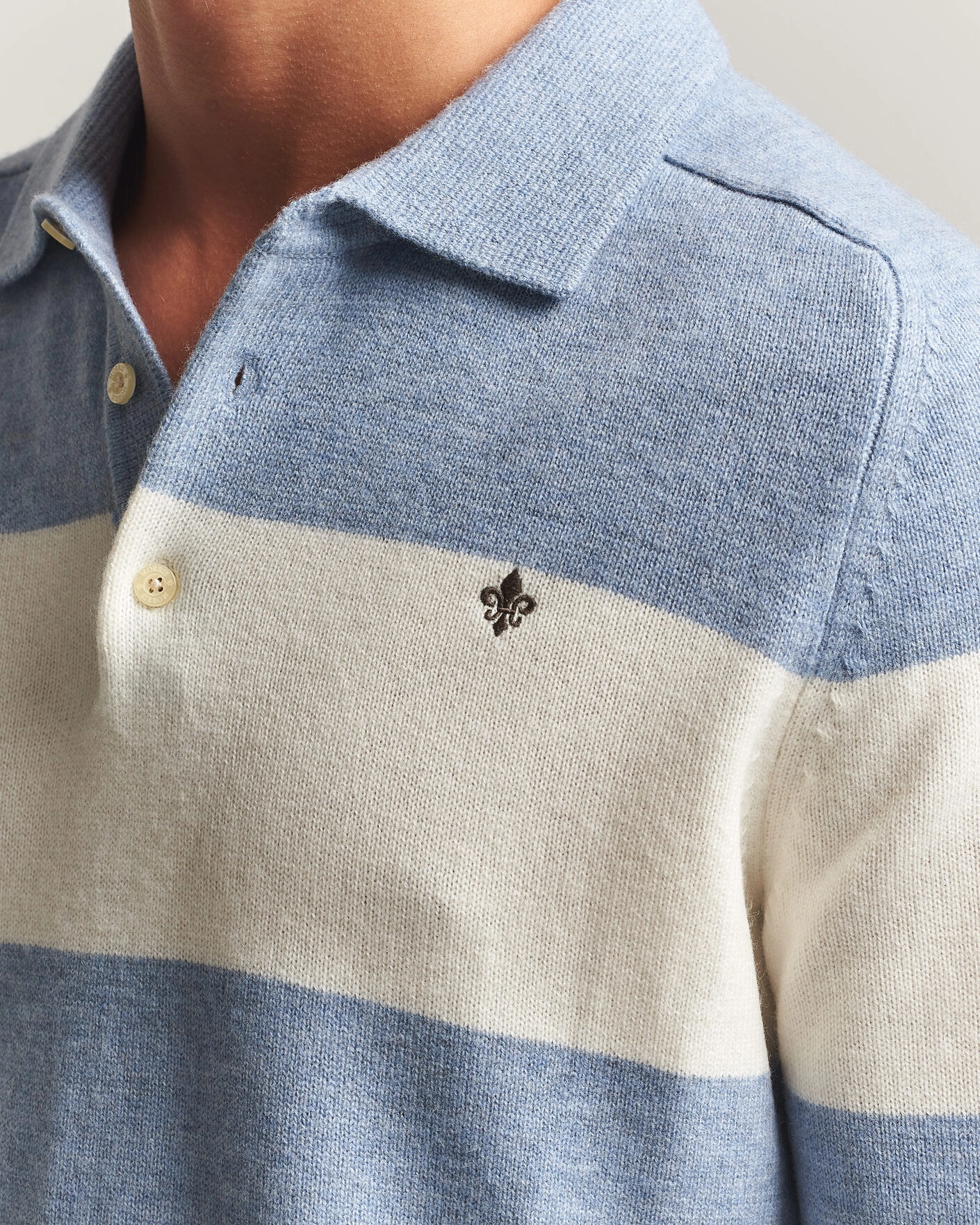 Herr | Tröjor | Morris | Hertford Knitted Polo Blue