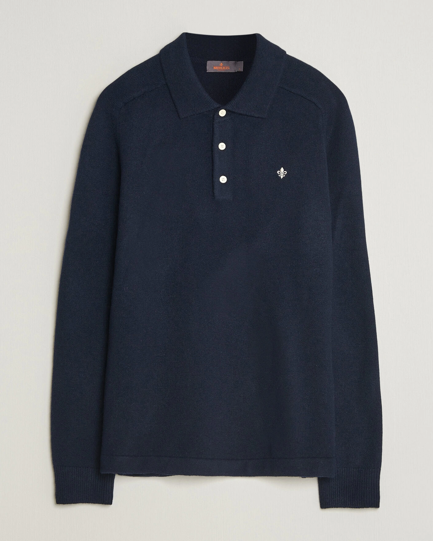 Herr | Tröjor | Morris | Hetford Knitted Polo Navy