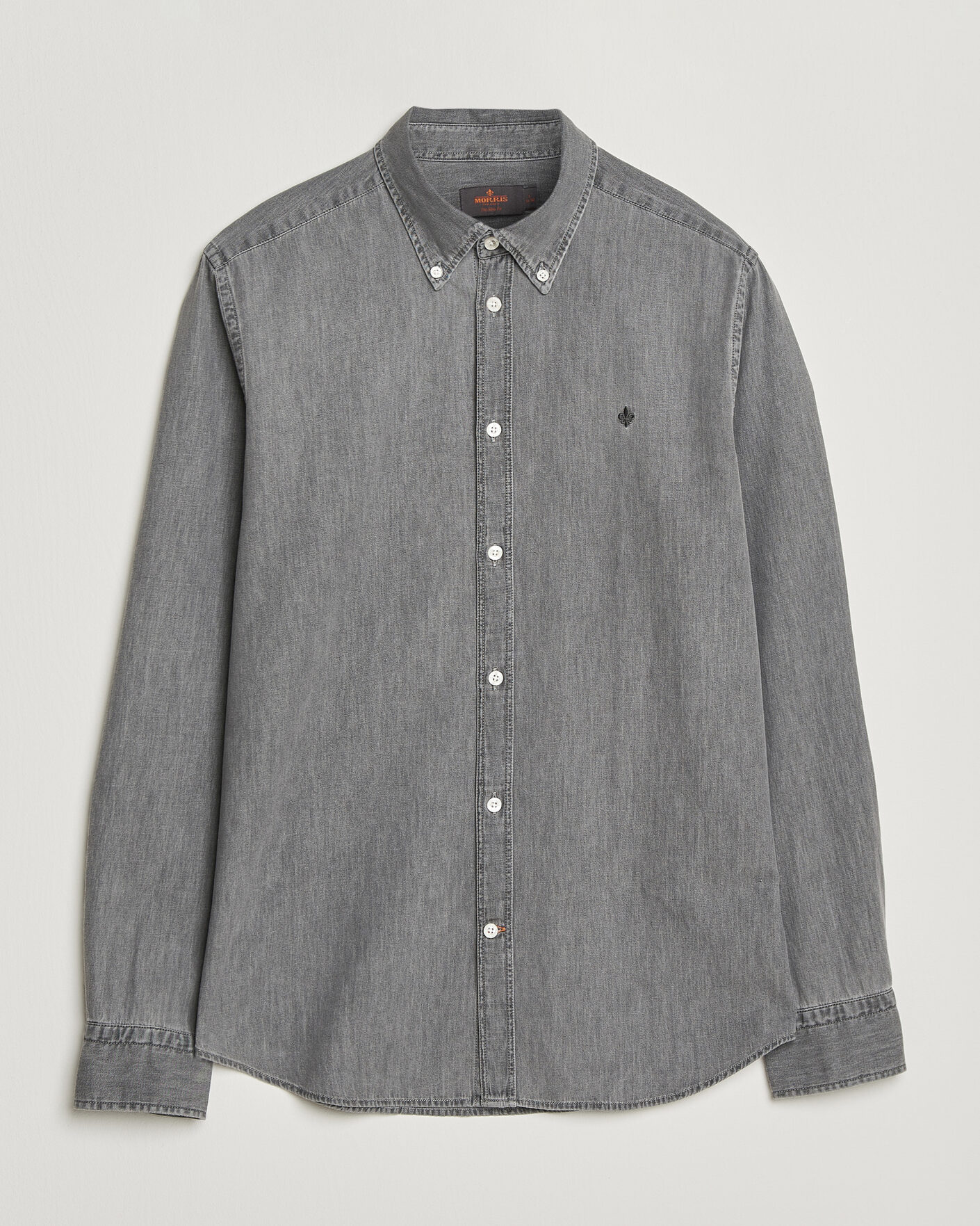 Herr | Skjortor | Morris | Light Denim Shirt Grey