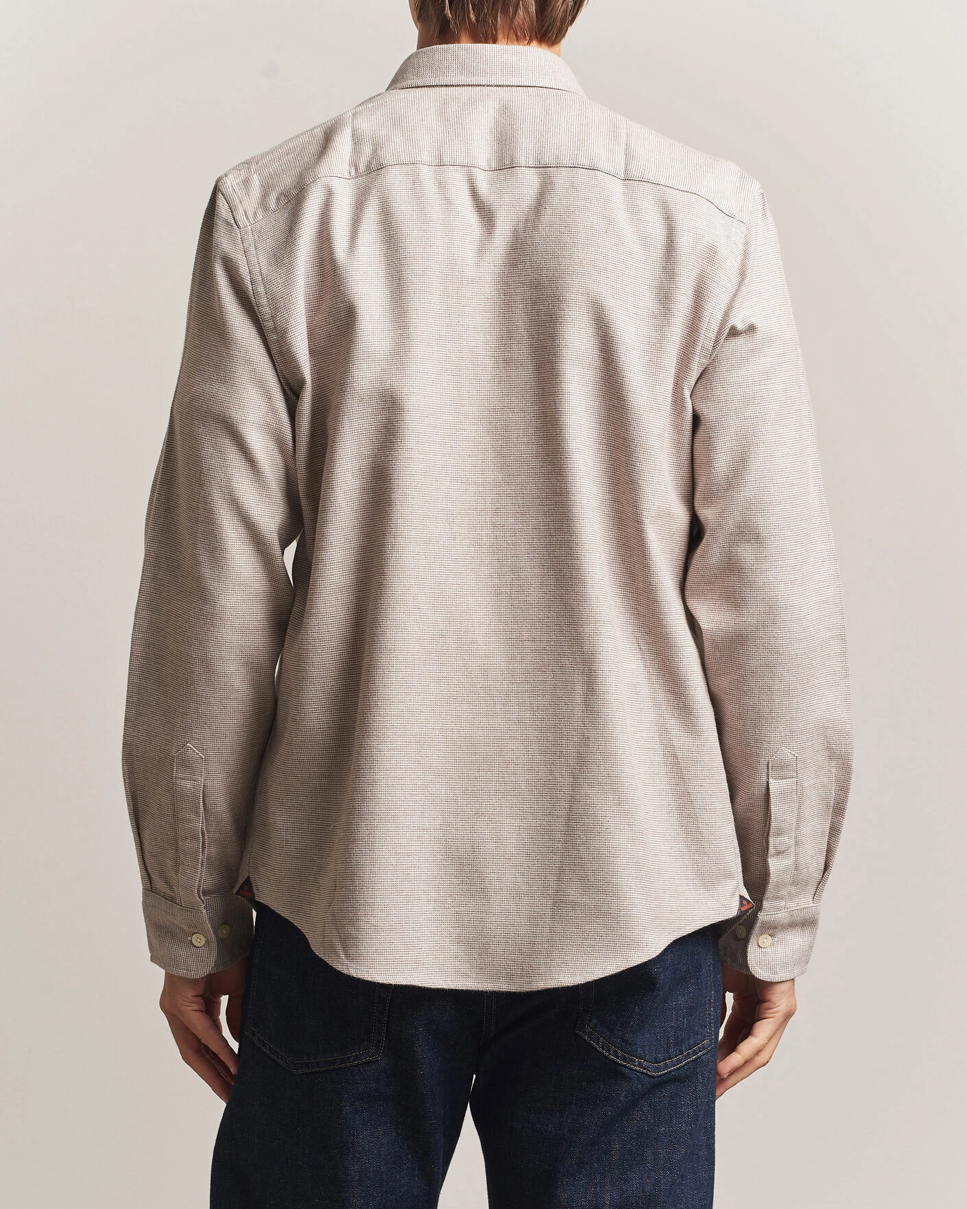 Herr | Skjortor | Morris | Flannel Check Shirt Khaki