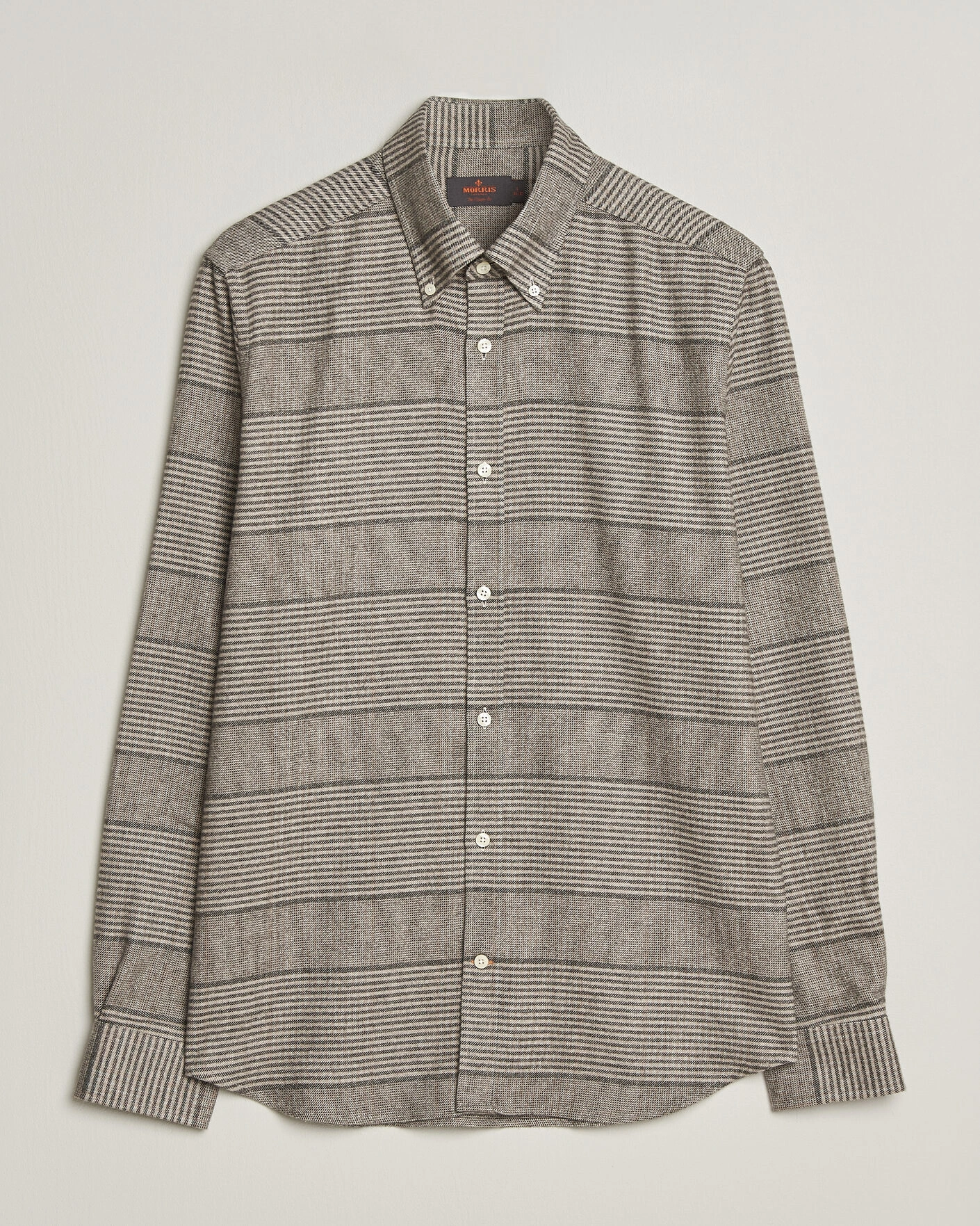 Herr | Skjortor | Morris | Soft Lama Check Shirt Camel