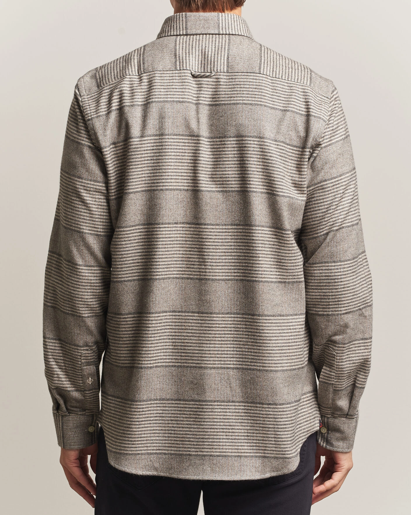 Herr | Skjortor | Morris | Soft Lama Check Shirt Camel