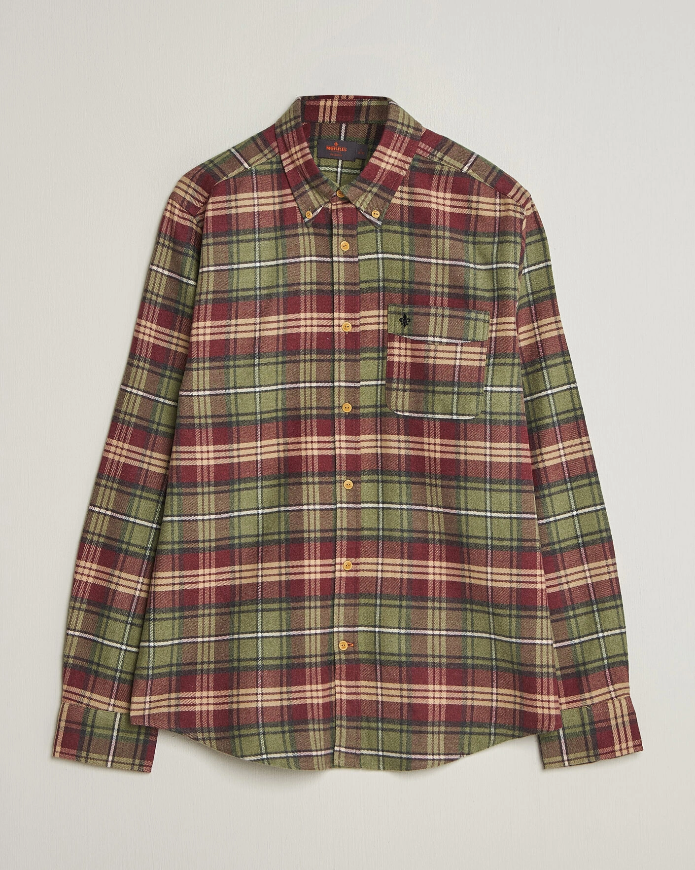 Herr | Skjortor | Morris | Flanell Big Check Shirt Green