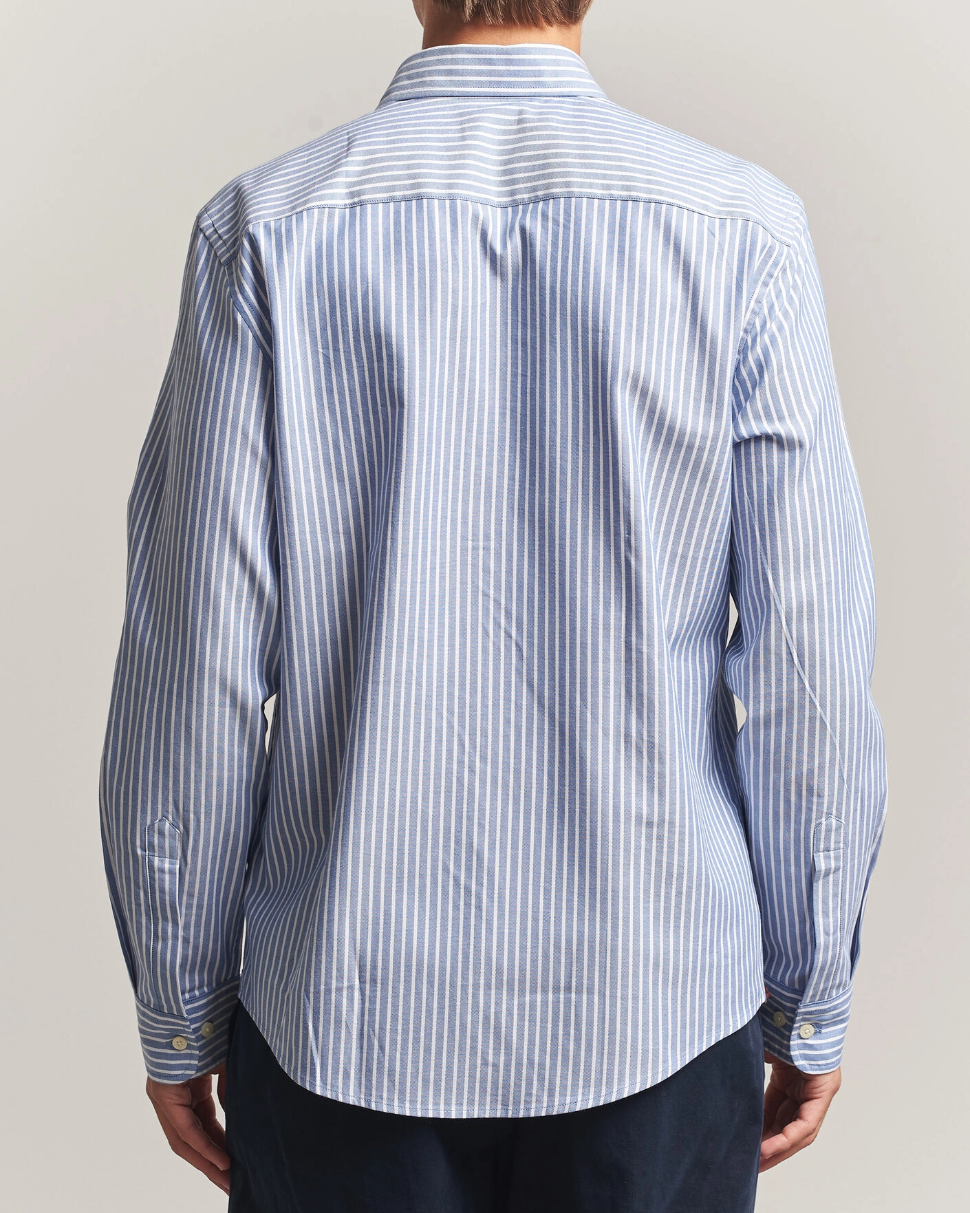 Herr | Skjortor | Morris | Fine Oxford Shirt Blue