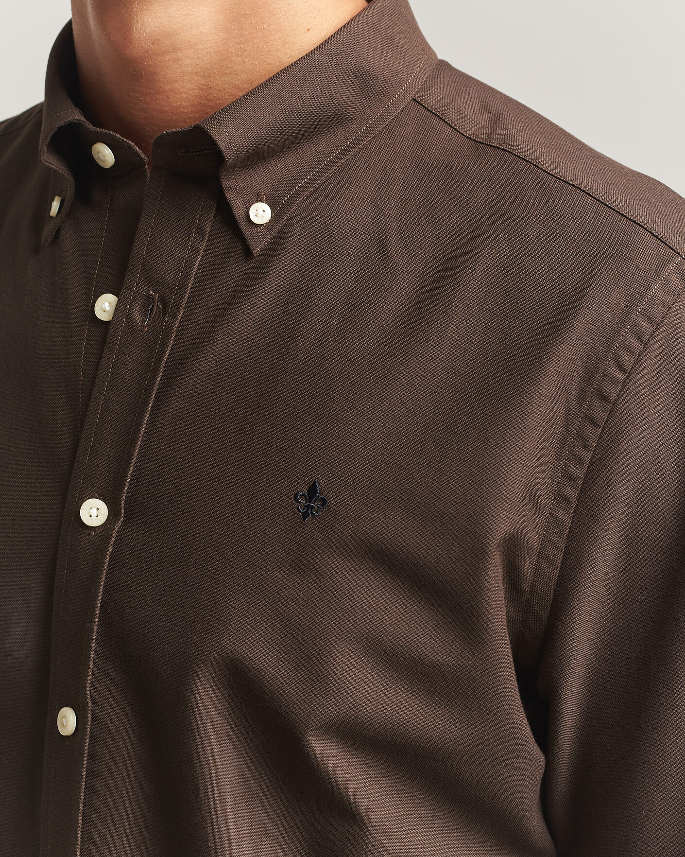 Herr | Skjortor | Morris | Douglas Oxford Shirt Brown