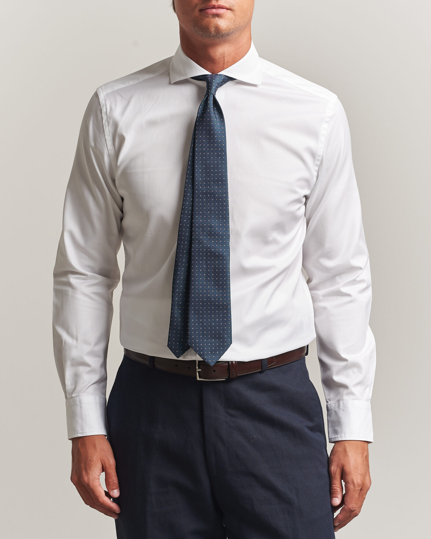 Herr | Skjortor | Morris | Twill Shirt White