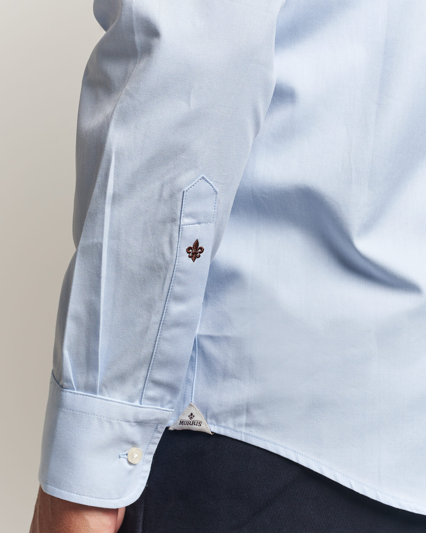 Herr | Skjortor | Morris | Twill Shirt Light Blue