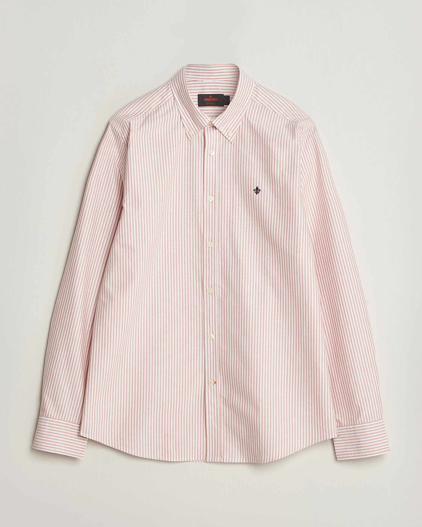 Herr | Skjortor | Morris | Douglas Oxford Stripe Shirt Orange
