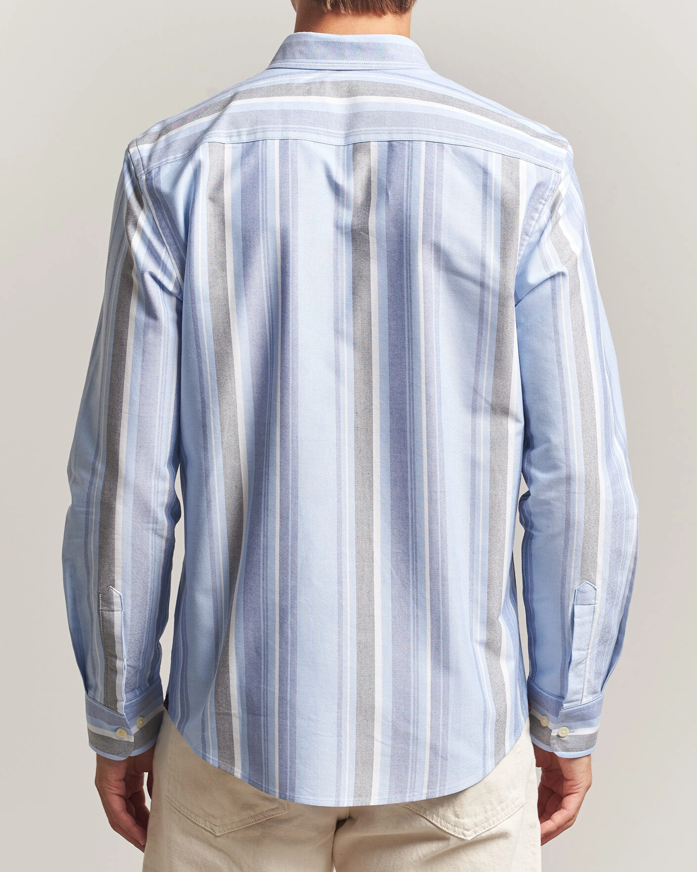 Herr | Skjortor | Morris | Happy Oxford Shirt Blue