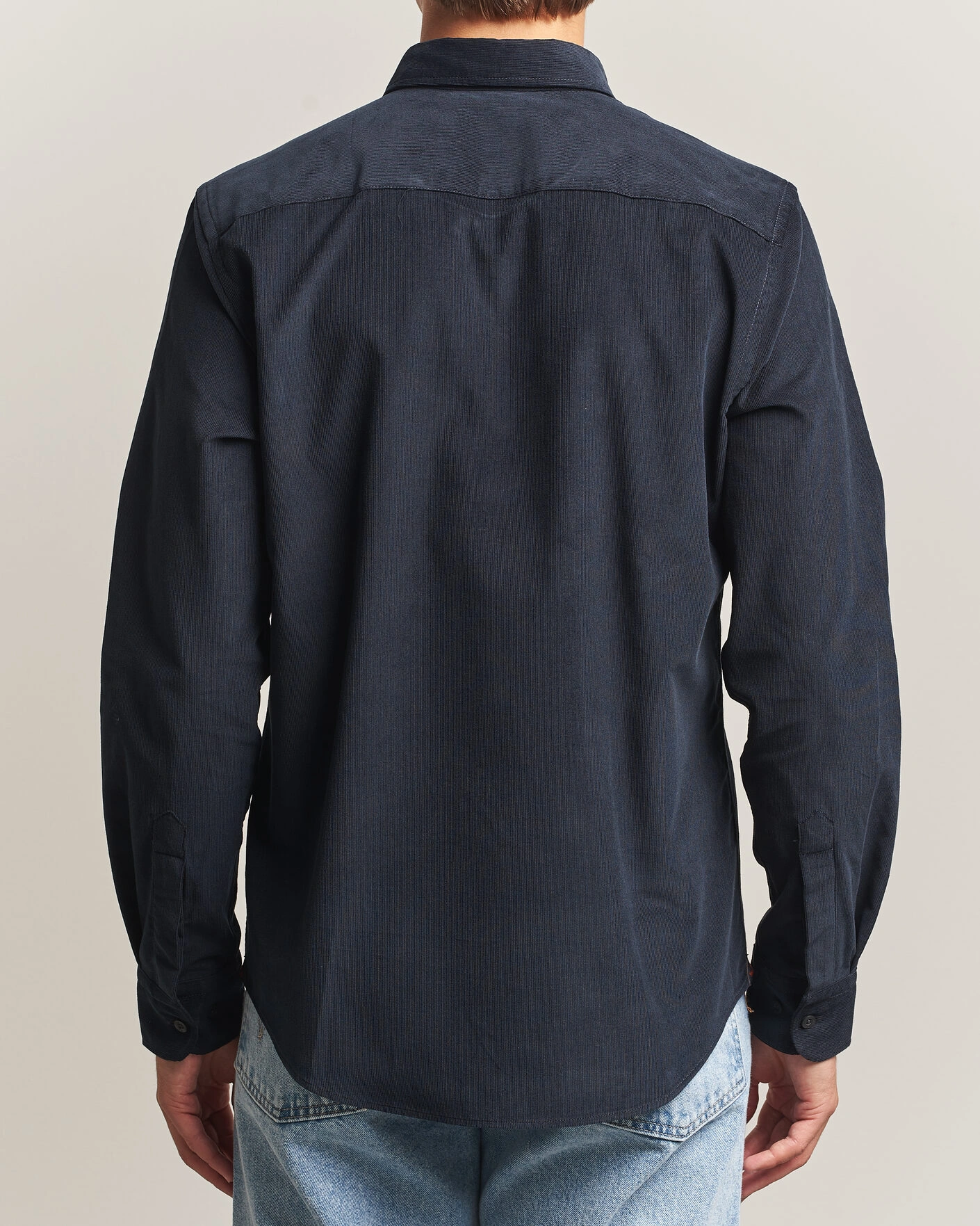 Herr | Skjortor | Morris | Douglas Cord Shirt Blue
