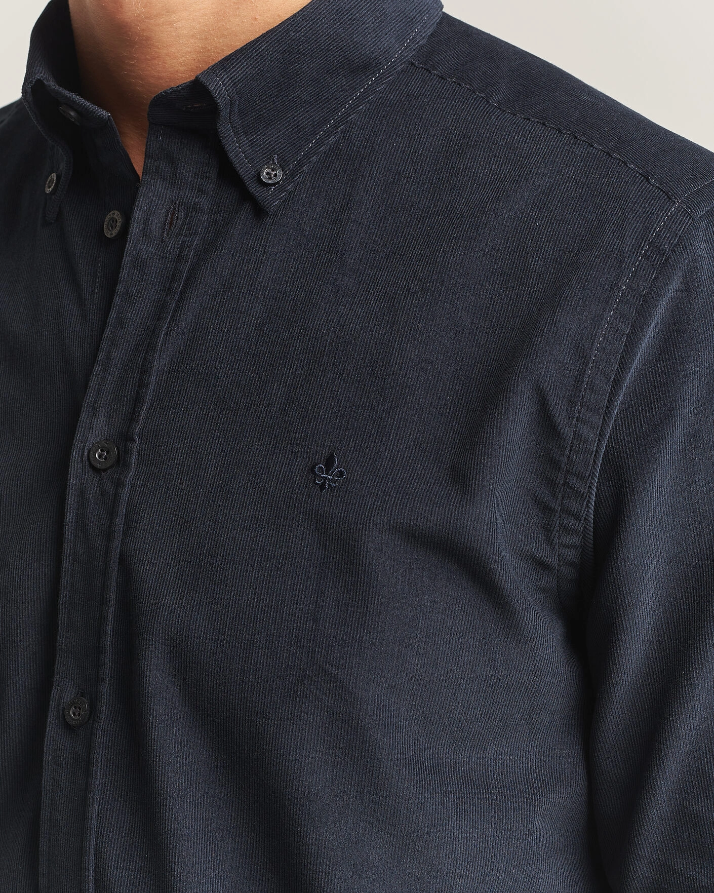 Herr | Skjortor | Morris | Douglas Cord Shirt Blue