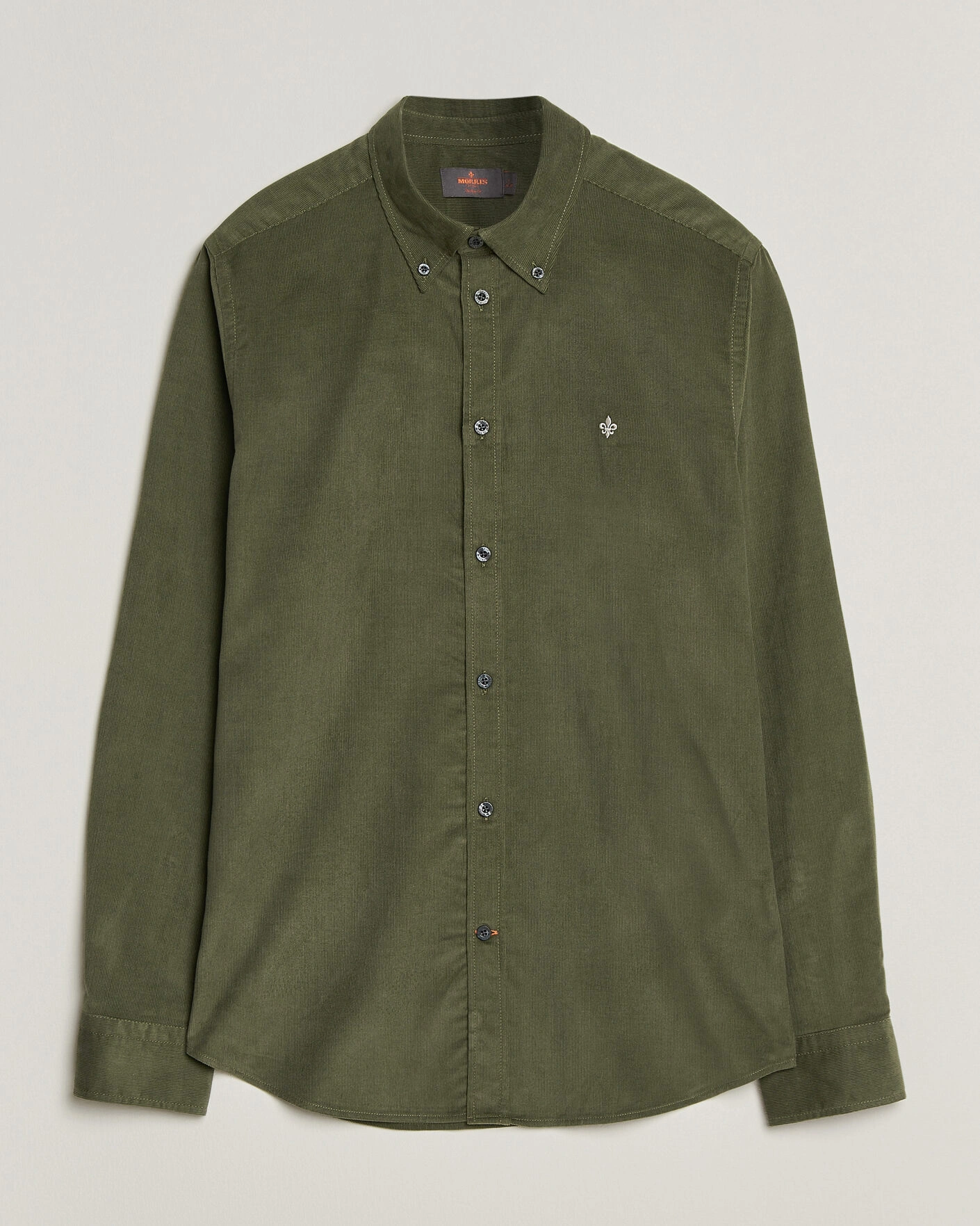 Herr | Skjortor | Morris | Douglas Cord Shirt Olive