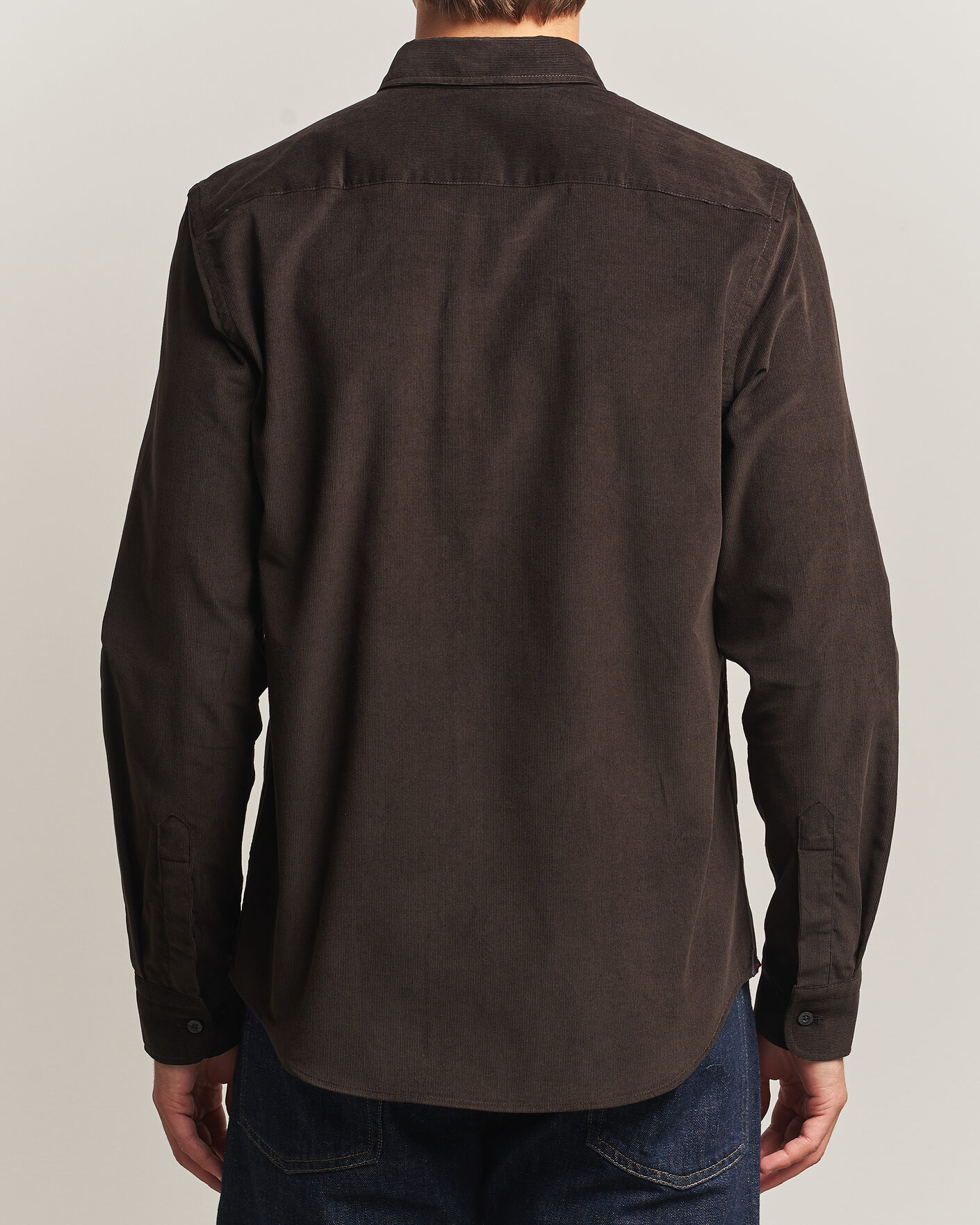 Herr | Skjortor | Morris | Douglas Cord Shirt Brown