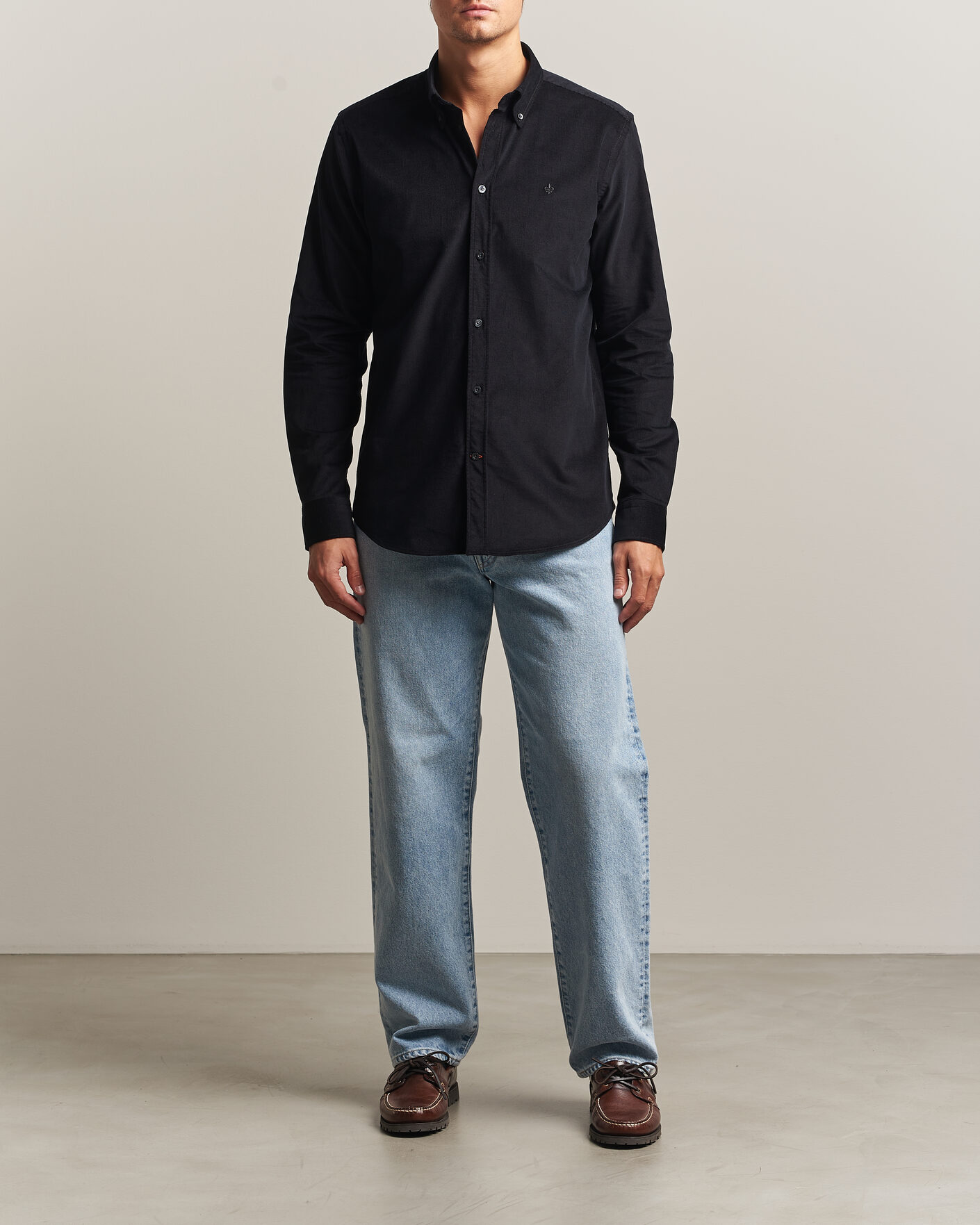 Herr | Skjortor | Morris | Douglas Cord Shirt Grey