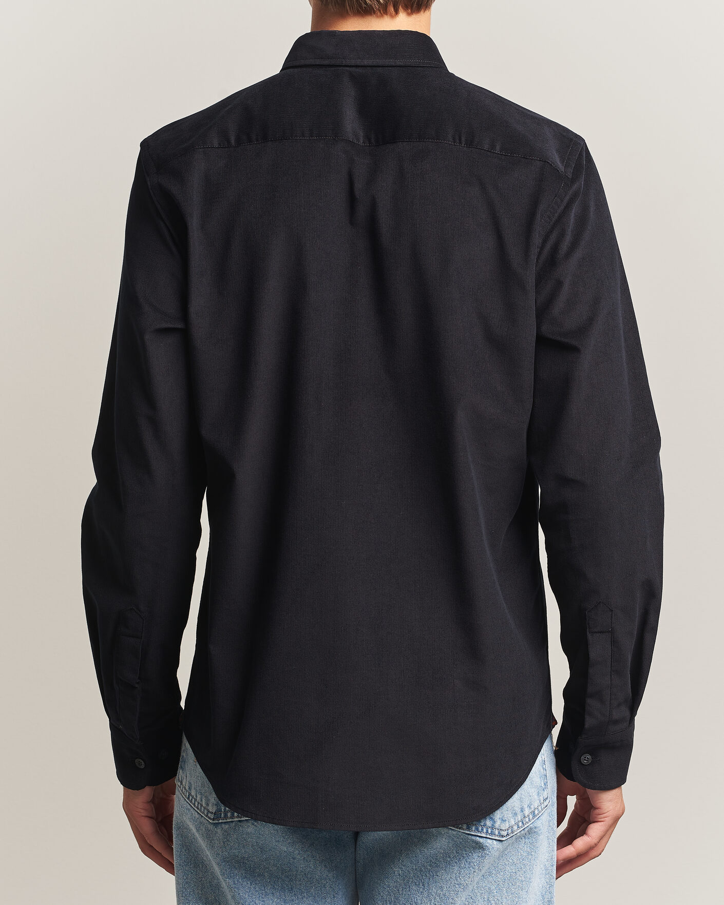 Herr | Skjortor | Morris | Douglas Cord Shirt Grey