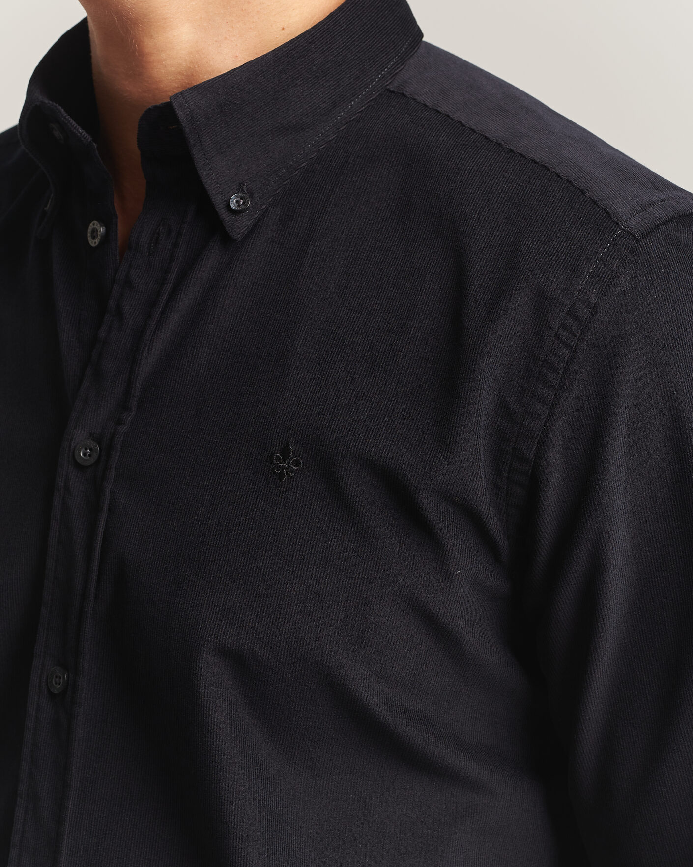 Herr | Skjortor | Morris | Douglas Cord Shirt Grey