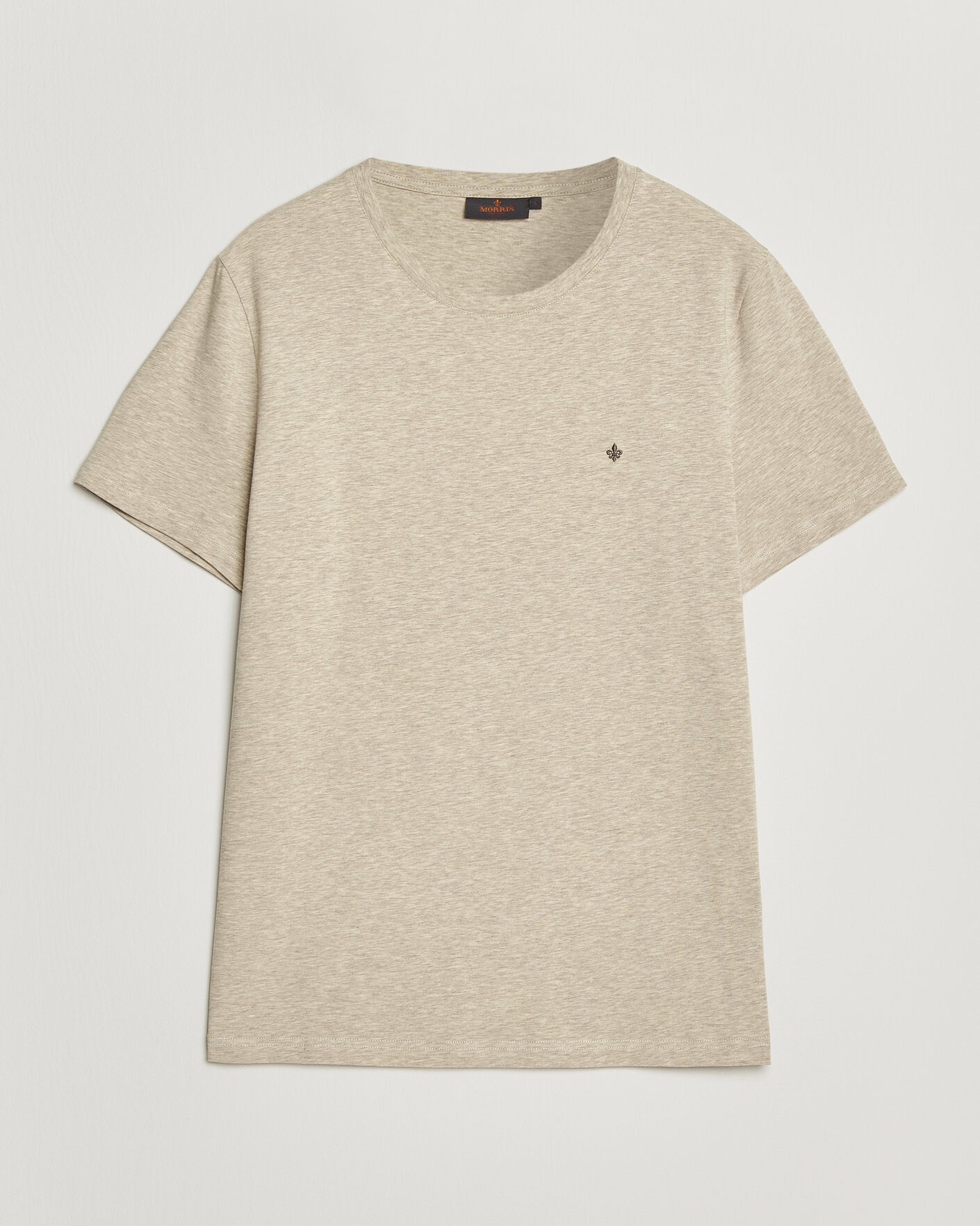 Herr | T-Shirts | Morris | James Crew Neck T-Shirt Khaki