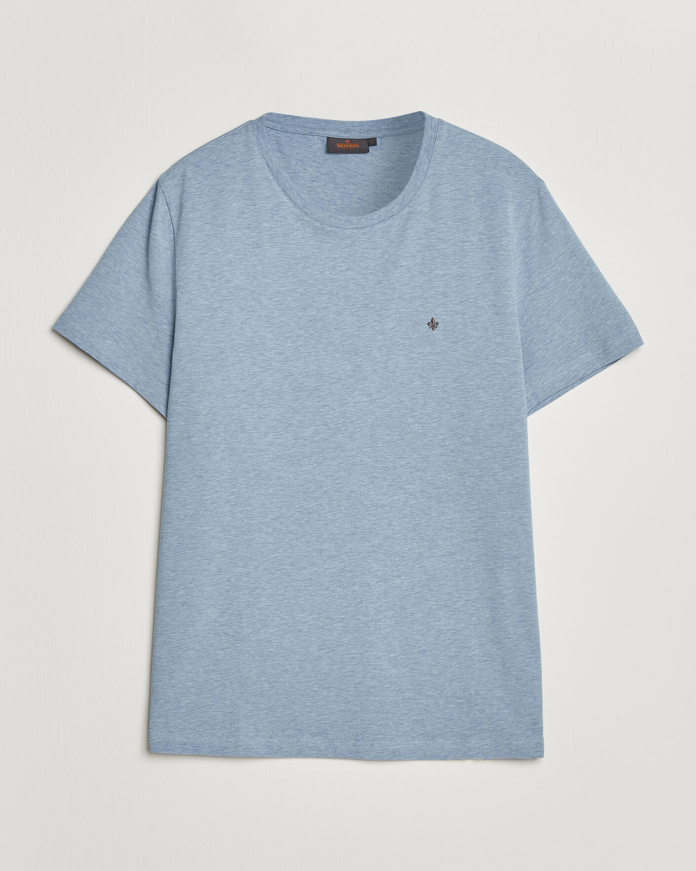 Herr | T-Shirts | Morris | James Crew Neck T-Shirt Blue