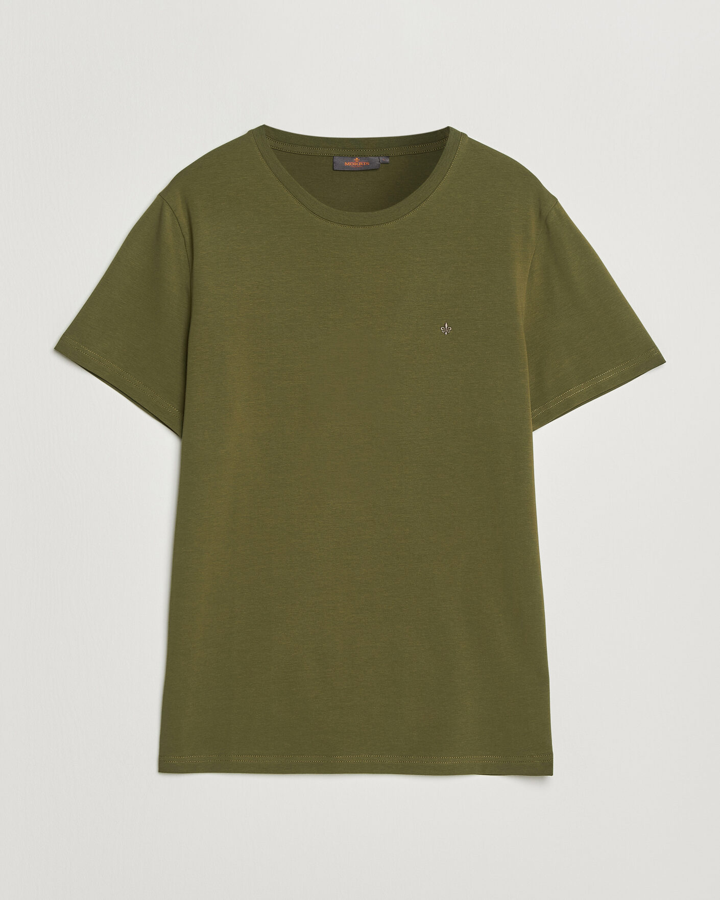 Herr | T-Shirts | Morris | James Crew Neck T-Shirt Olive