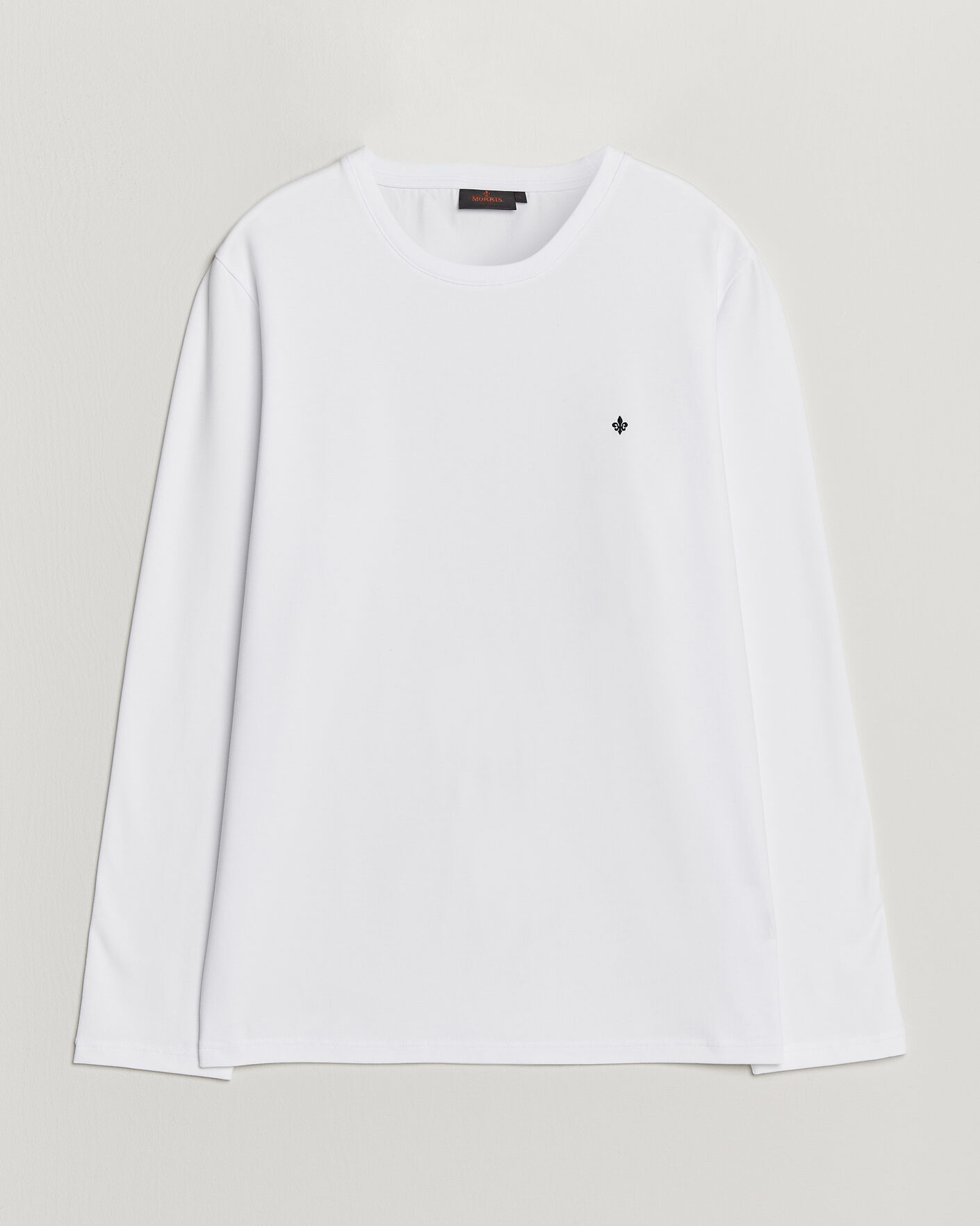 Herr | T-Shirts | Morris | James Long Sleeve T-Shirt White