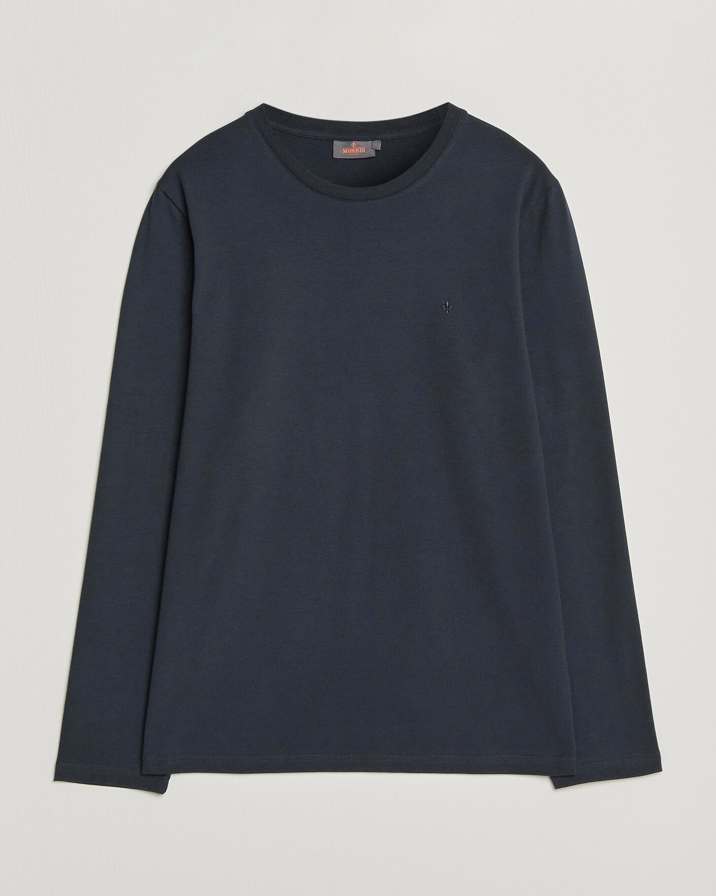 Herr | T-Shirts | Morris | James Long Sleeve T-Shirt Old Blue