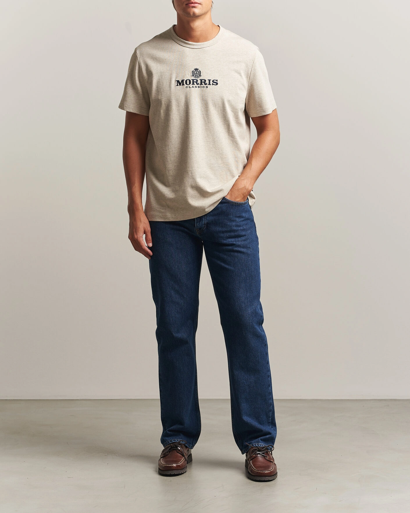 Herr | T-Shirts | Morris | Brian T-Shirt Khaki