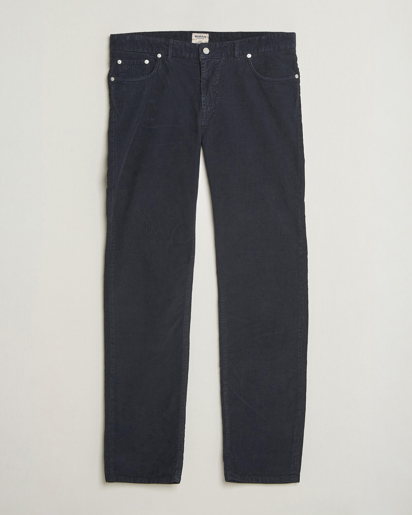 Herr | Byxor | Morris | James Cord 5-Pocket Pants Navy