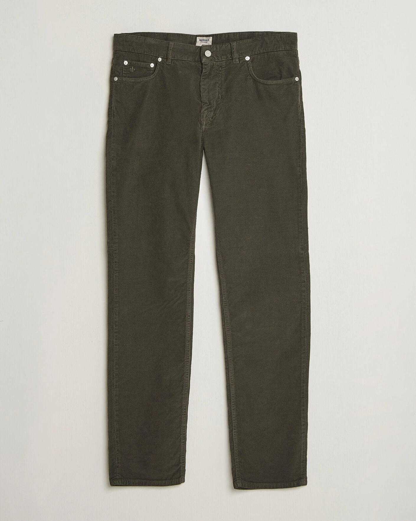 Herr | Byxor | Morris | James Cord 5-Pocket Pants Olive