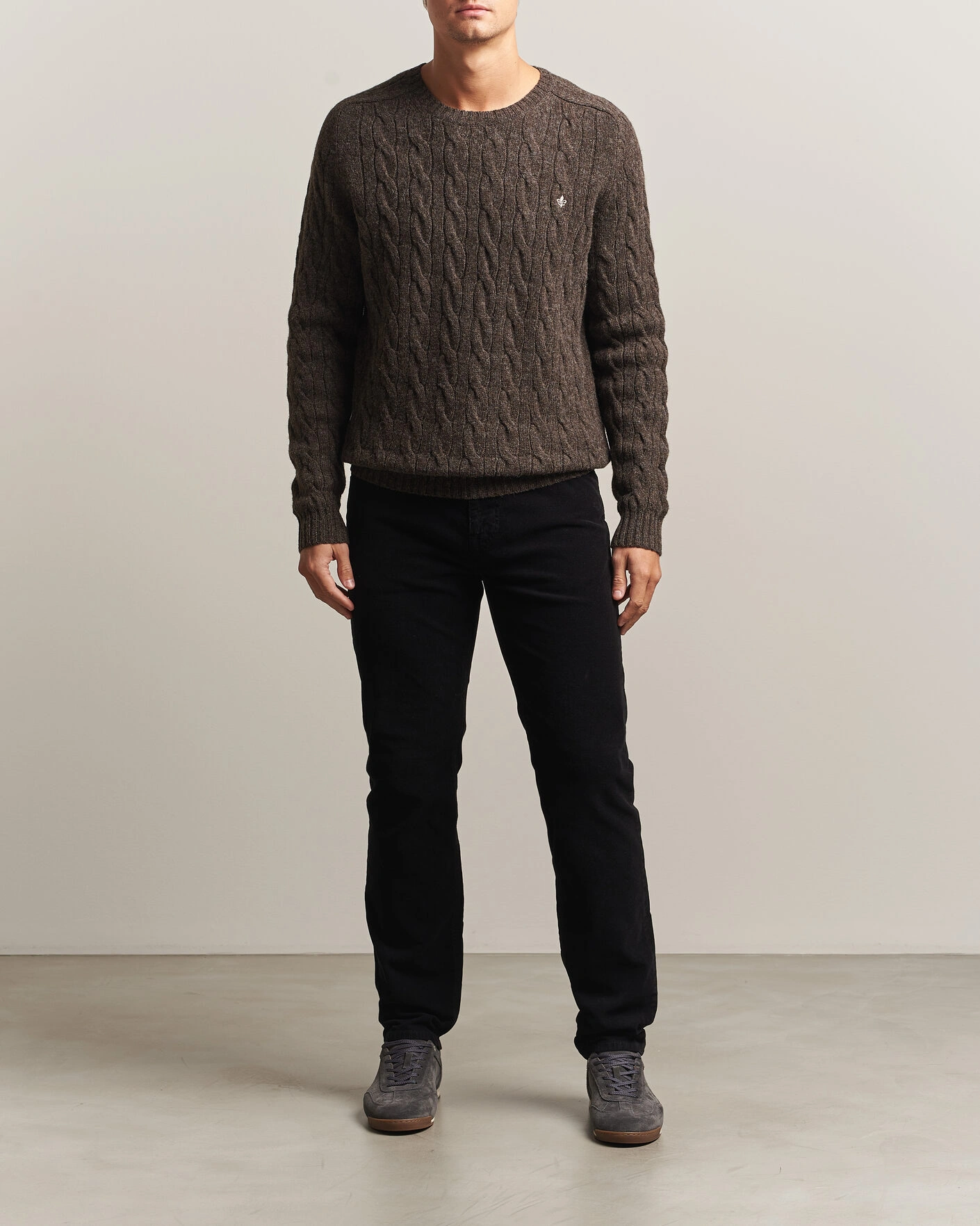 Herr | Byxor | Morris | James Cord 5-Pocket Pants Black
