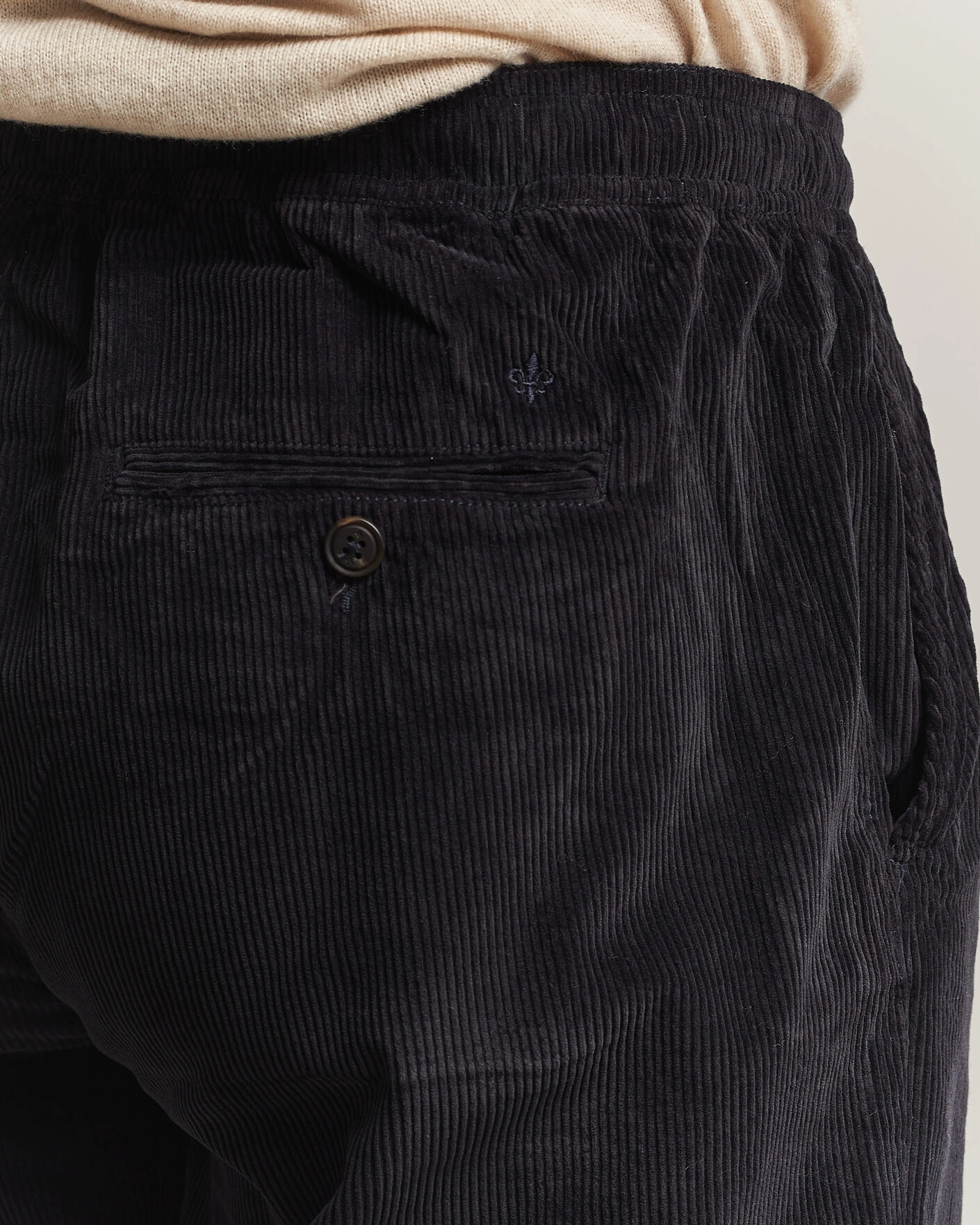 Herr | Byxor | Morris | Fenix Cord Trousers Blue