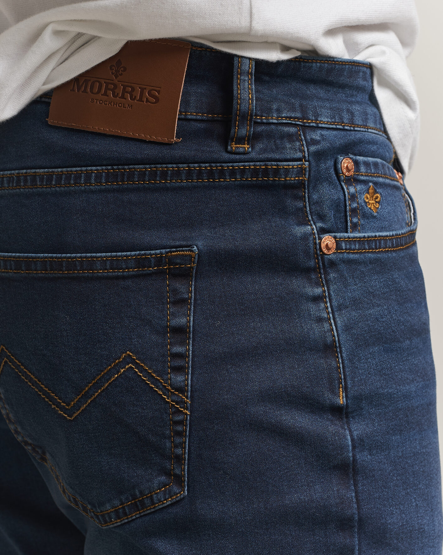 Herr | Jeans | Morris | Steve Satin Jeans One Year Wash