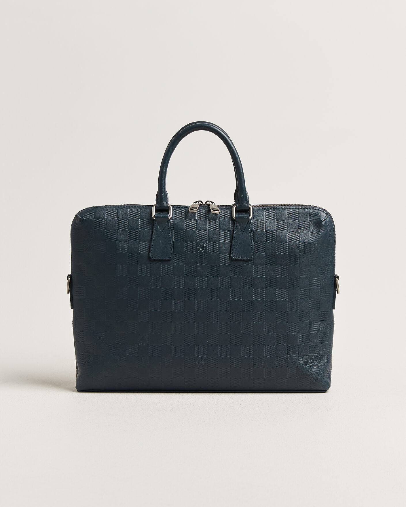 Herr | Pre-Owned & Vintage Bags | Louis Vuitton Pre-Owned | Porte Documents Bag Damier Infini Onyx