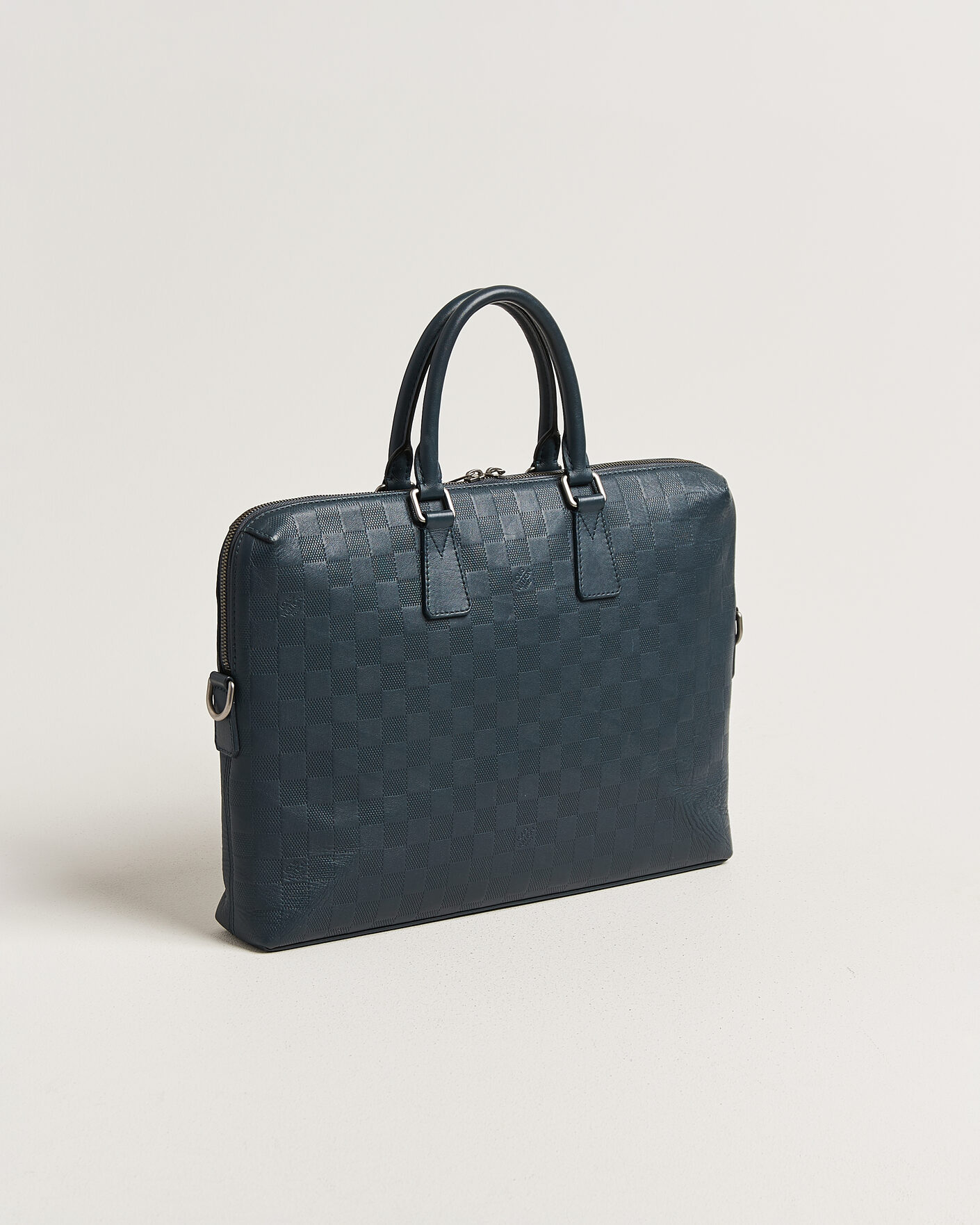 Herr | Pre-Owned & Vintage Bags | Louis Vuitton Pre-Owned | Porte Documents Bag Damier Infini Onyx